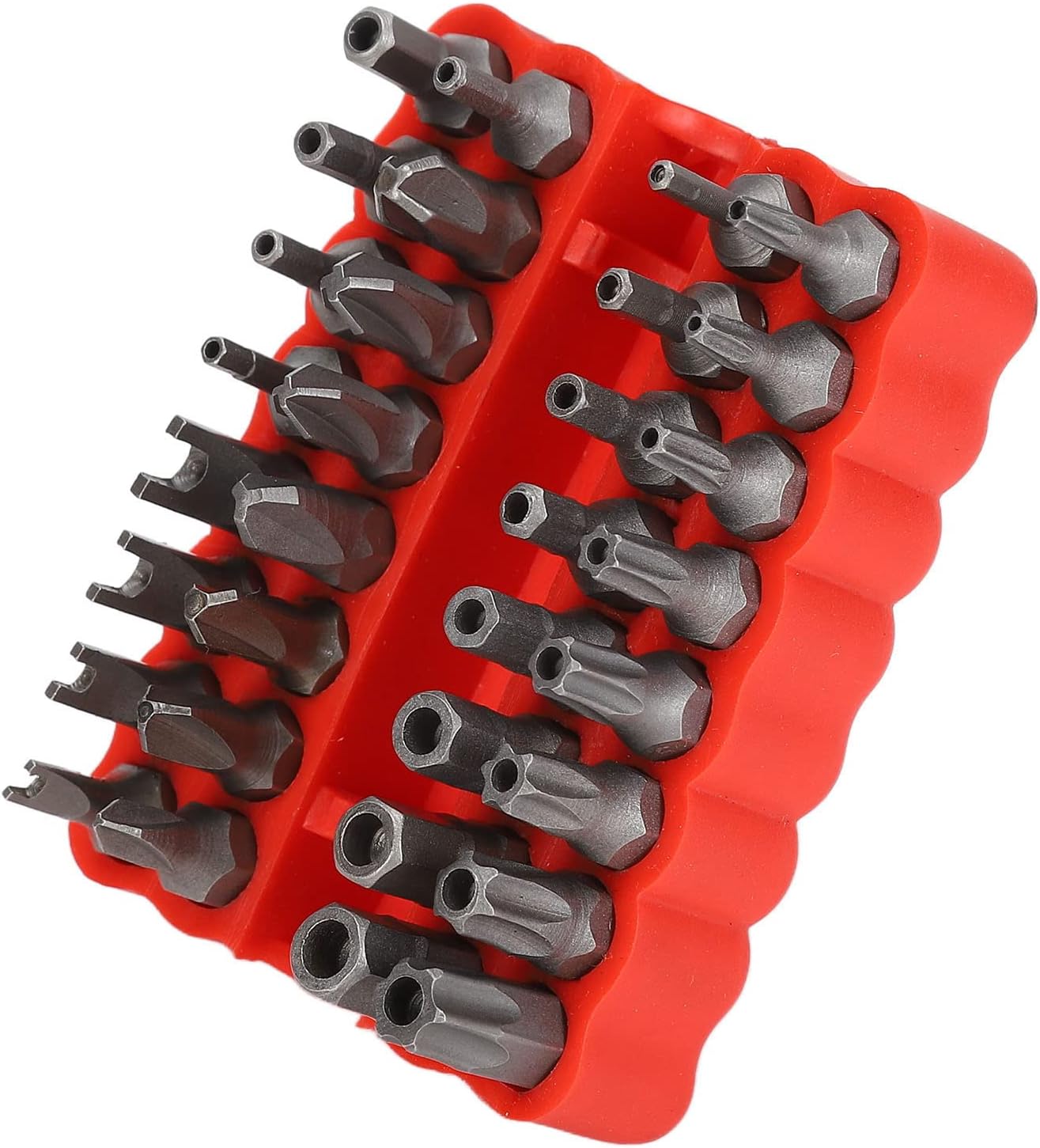 AYNEFY 33 Piece Magnet Hex Socket, 1/4 Inch Hex Drill Bit, Magnetic Socket Set for Vehicle, Computer and Electronics Maintenance