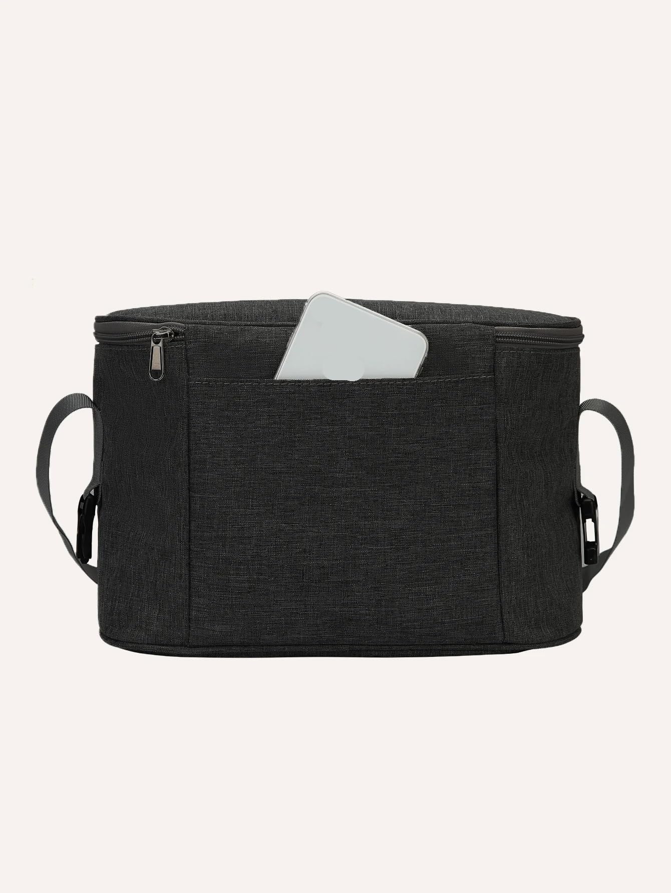Kinderwagen Organizer Taschen Mumie Große Kapazität Reise Hängen Tasche Flaschenhalter Kinderwagen Windel Taschen Kinder Kinderwagen Zubehör(GRAY)