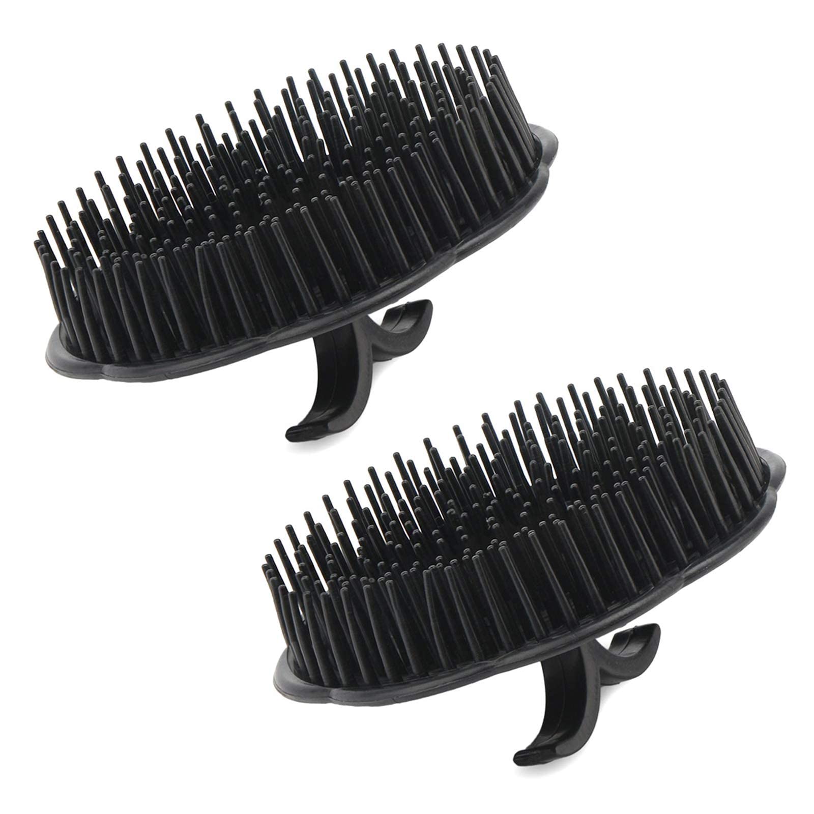 Finger Grip Round Hair Combs Pocket Hair Comb | Hair Washing Comb for Men and Women Hand Grip Round pocket Hair comb Multi color (Color may vary) Pack of 2 (Finger Comb 2 pc) |-image-39