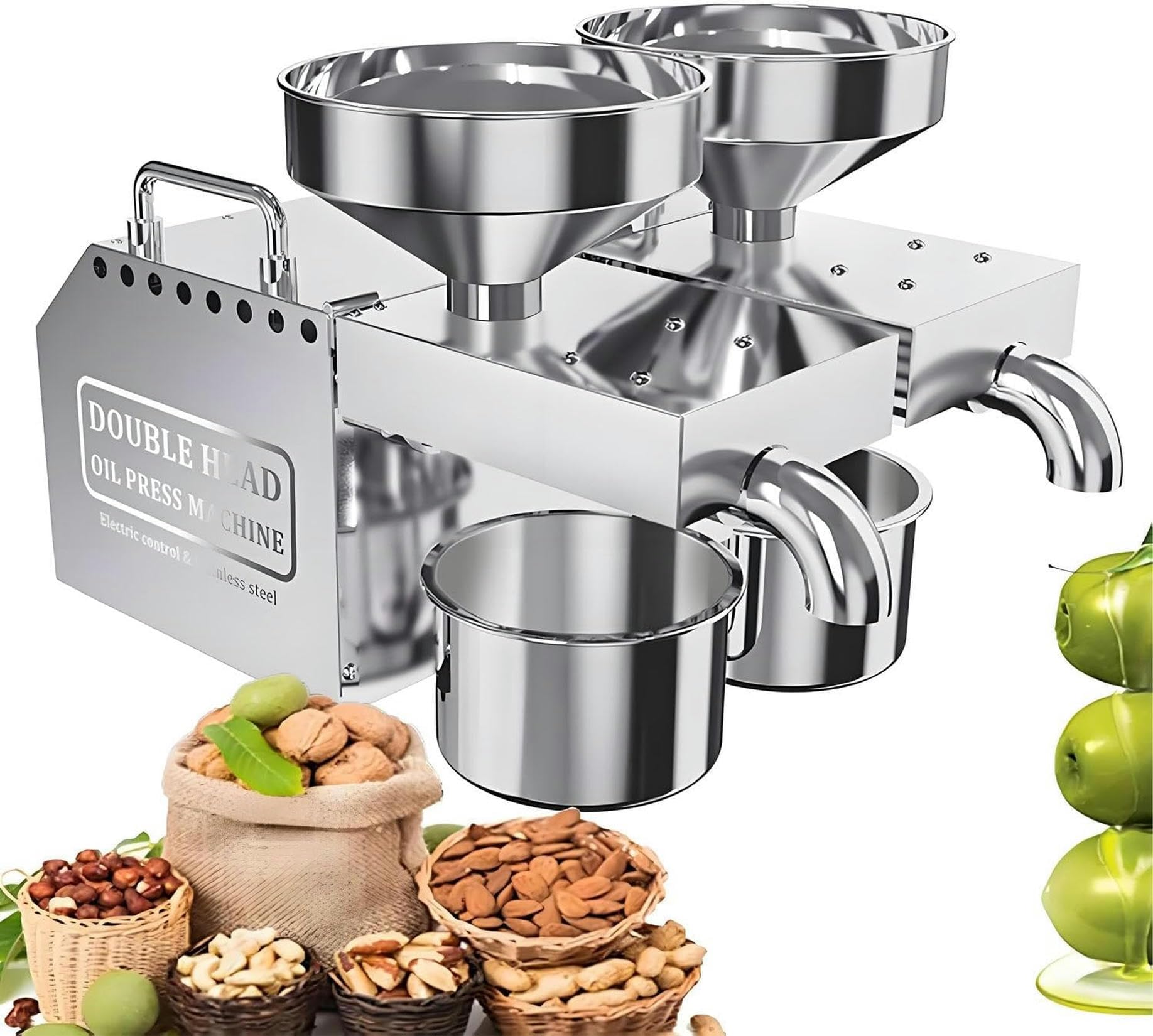 Presse à huile électrique pour cuisines et restaurants 1200W