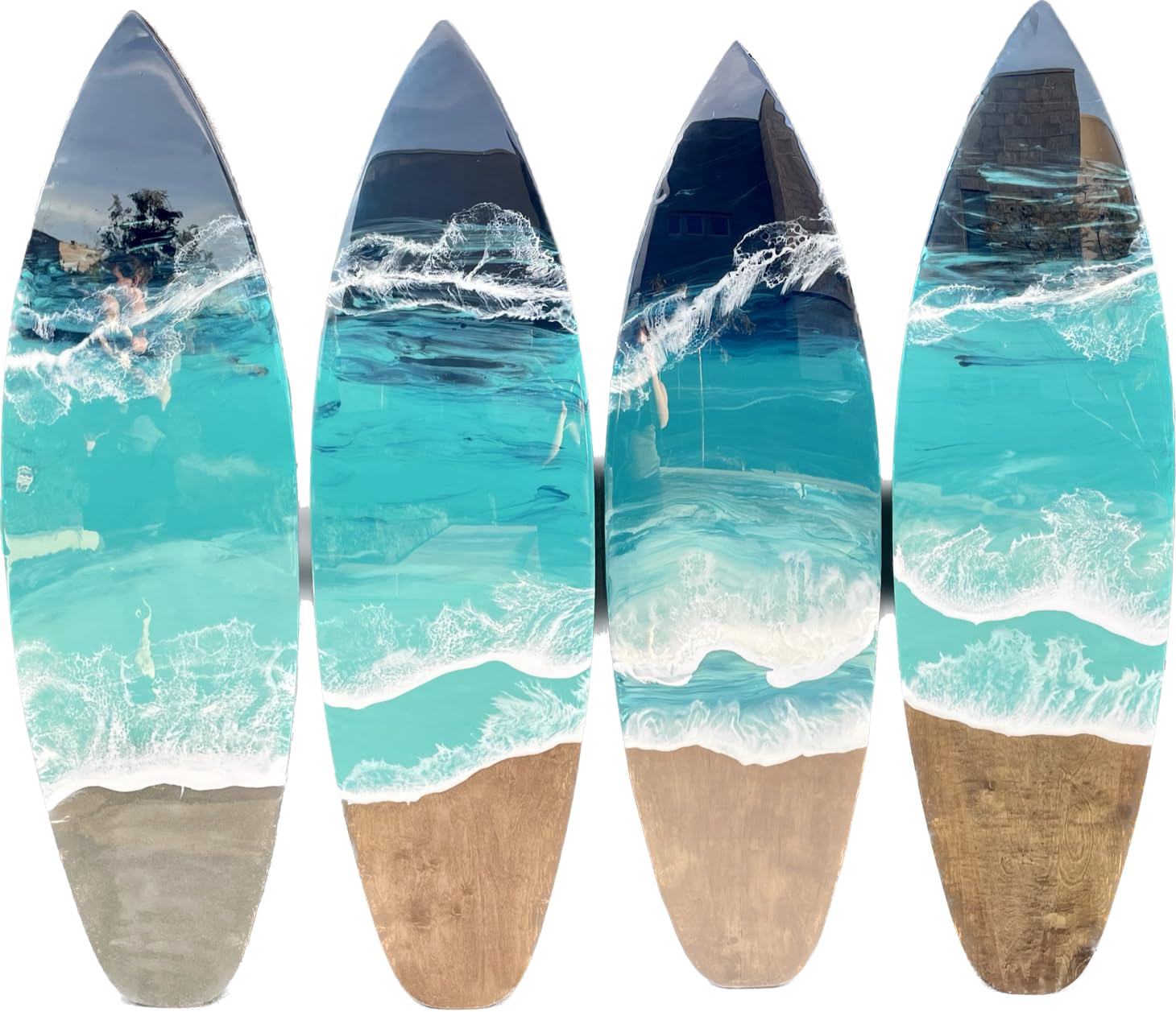 Amazon.com: Life-Size Surfboard Ocean Resin Wave Wall Art, Large