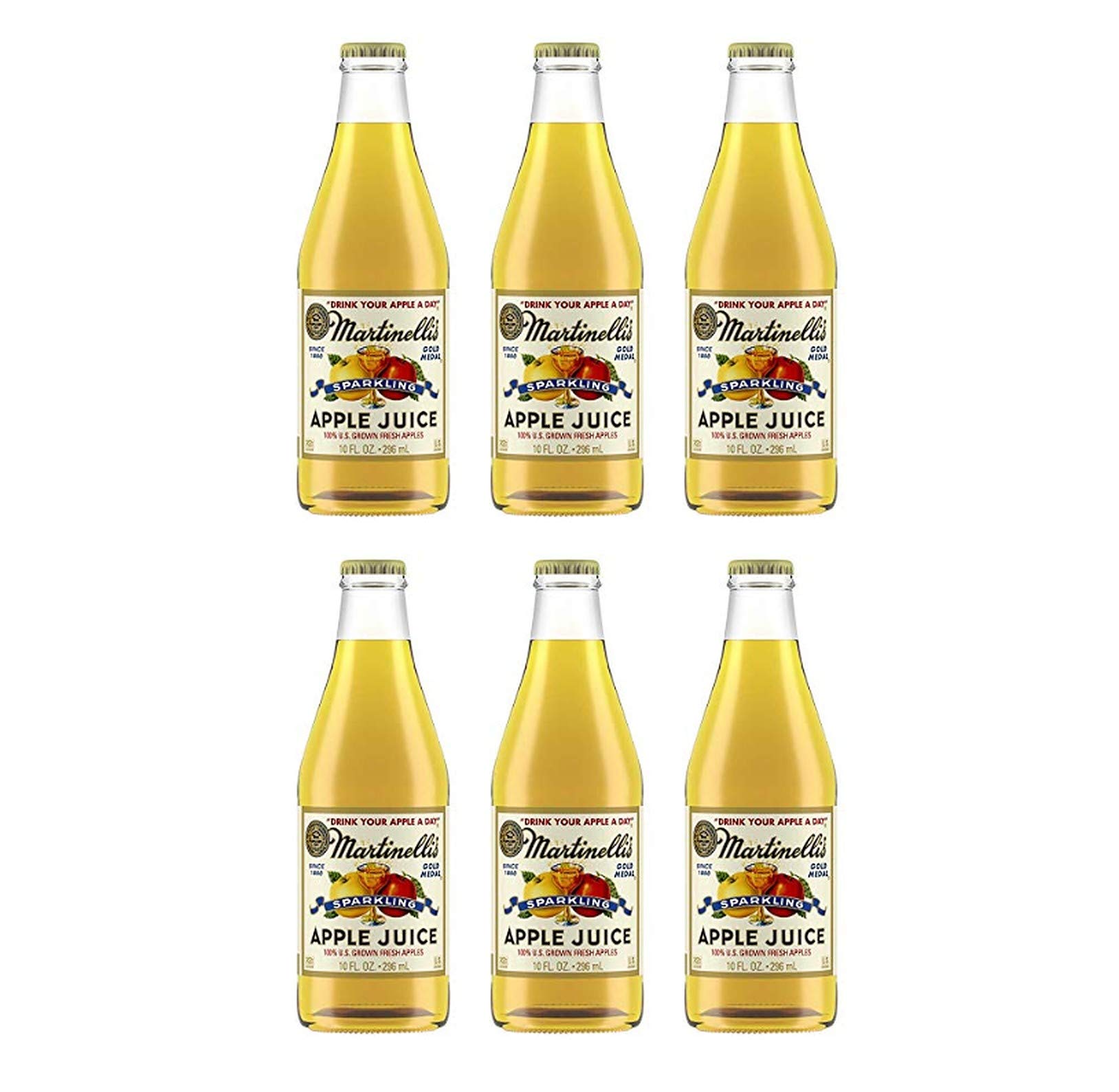 Buy Martinellis Sparkling Apple Juice Glass Bottles (6 Pack, Total of