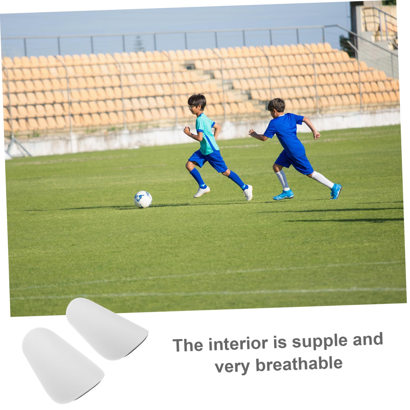 Totority Soccer Shin Guards for Boys and Girls Shin Pads Calf Pads Youth Soccer Accessories Easy to Wear Remove