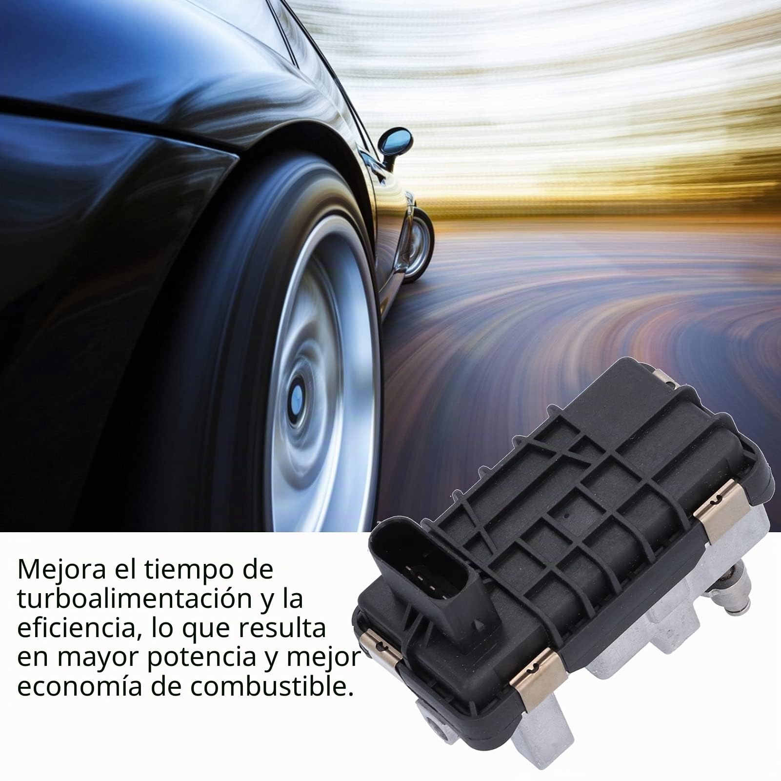 Turbo Actuador Electrónico Actuador del Turbocompresor 6NW‑009‑420 Reemplazo para la Clase C E GLM R