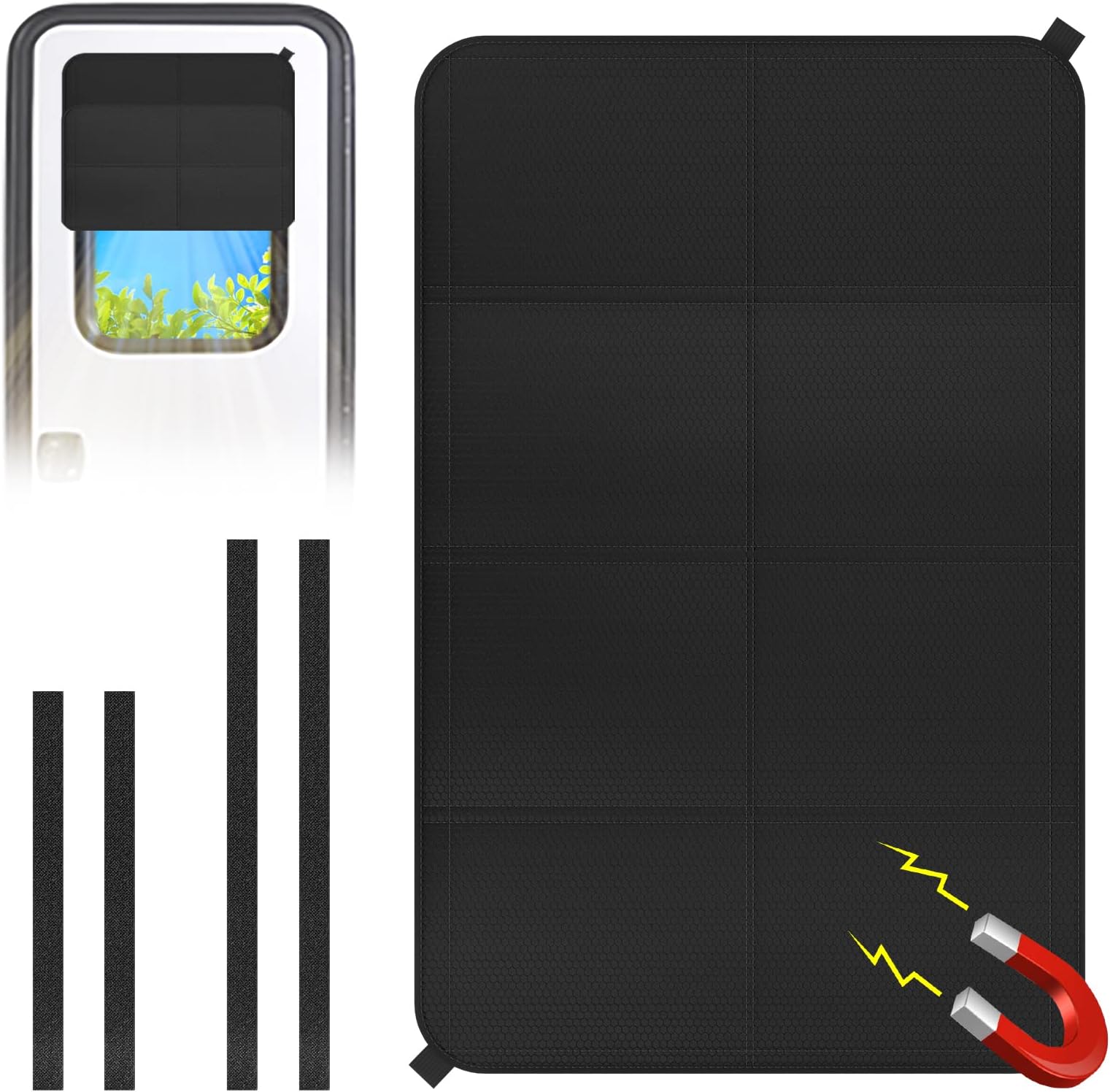 DoPake Thicken RV Door Window Shade No Drill