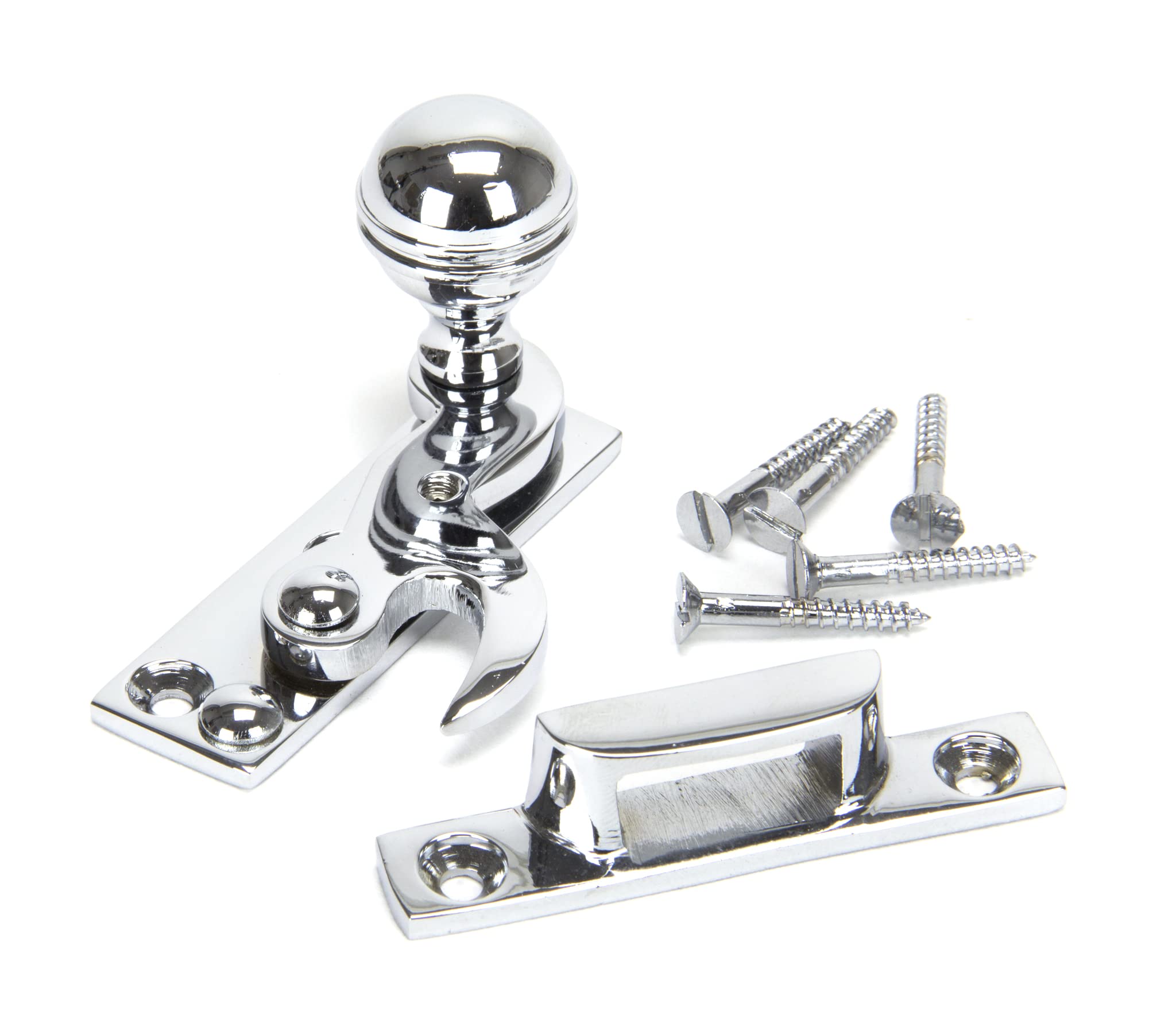 From The Anvil Polished Chrome Prestbury Sash Hook Fastener
