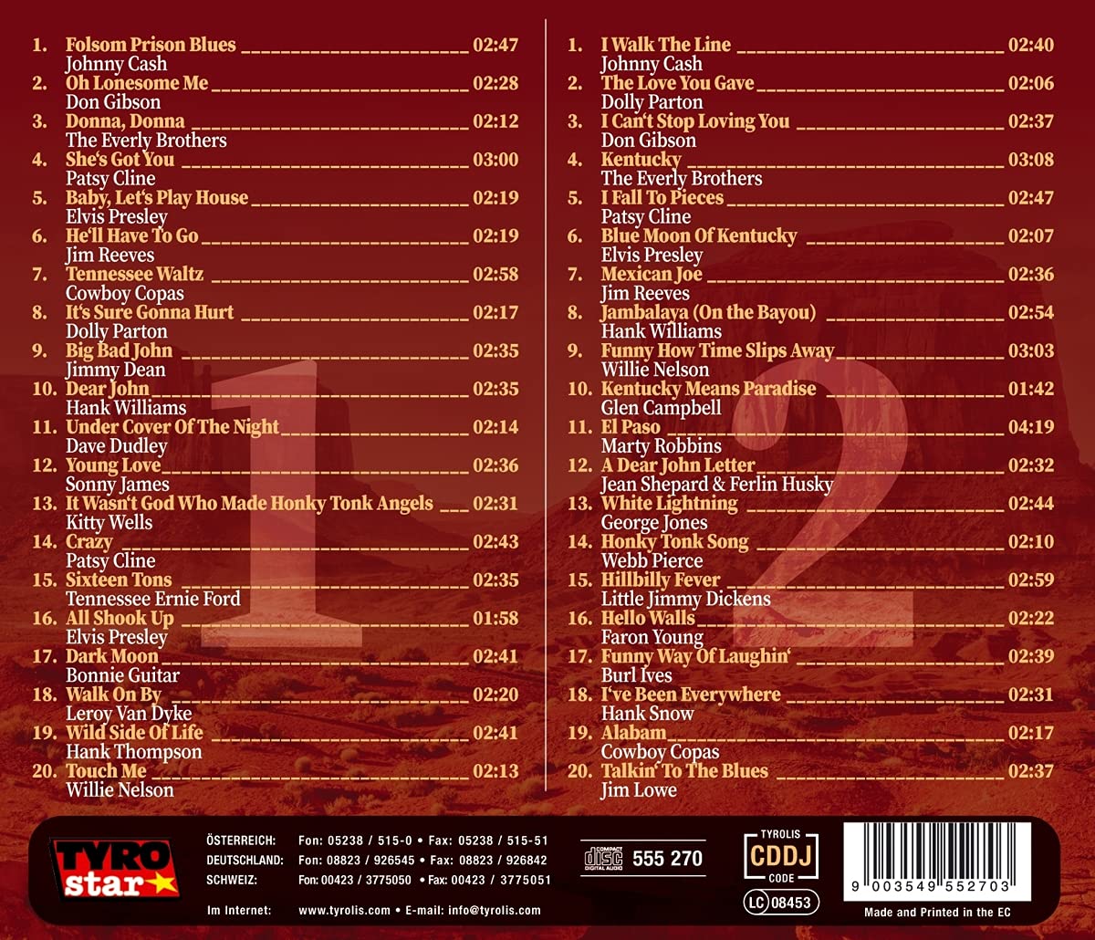 Best of Country 40 Greatest Country Songs Folge 1