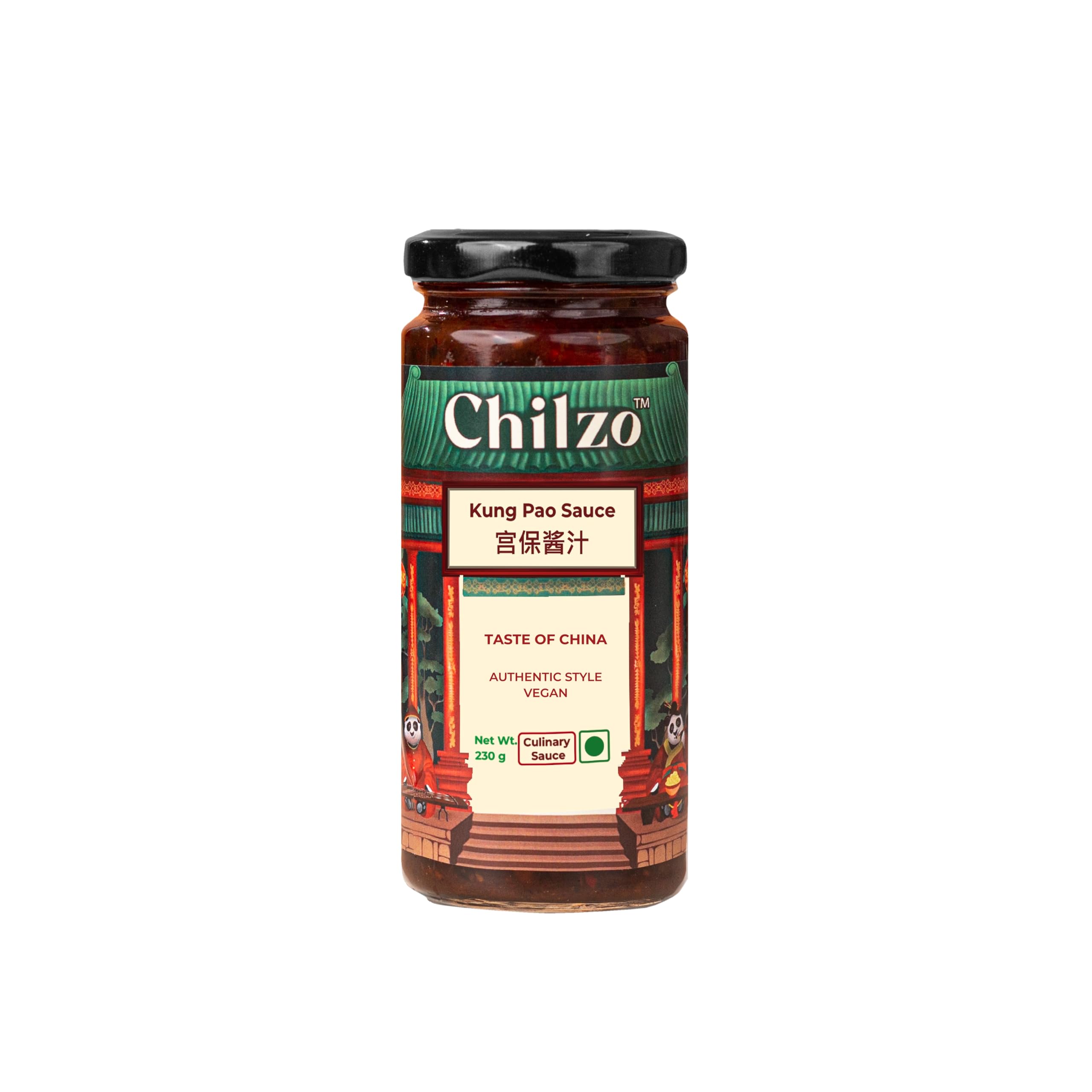 Chilzo Kung Pao Sauce (230 Gm) | No Msg | No Artificial Flavors/Colors | Made With Real Ingredients