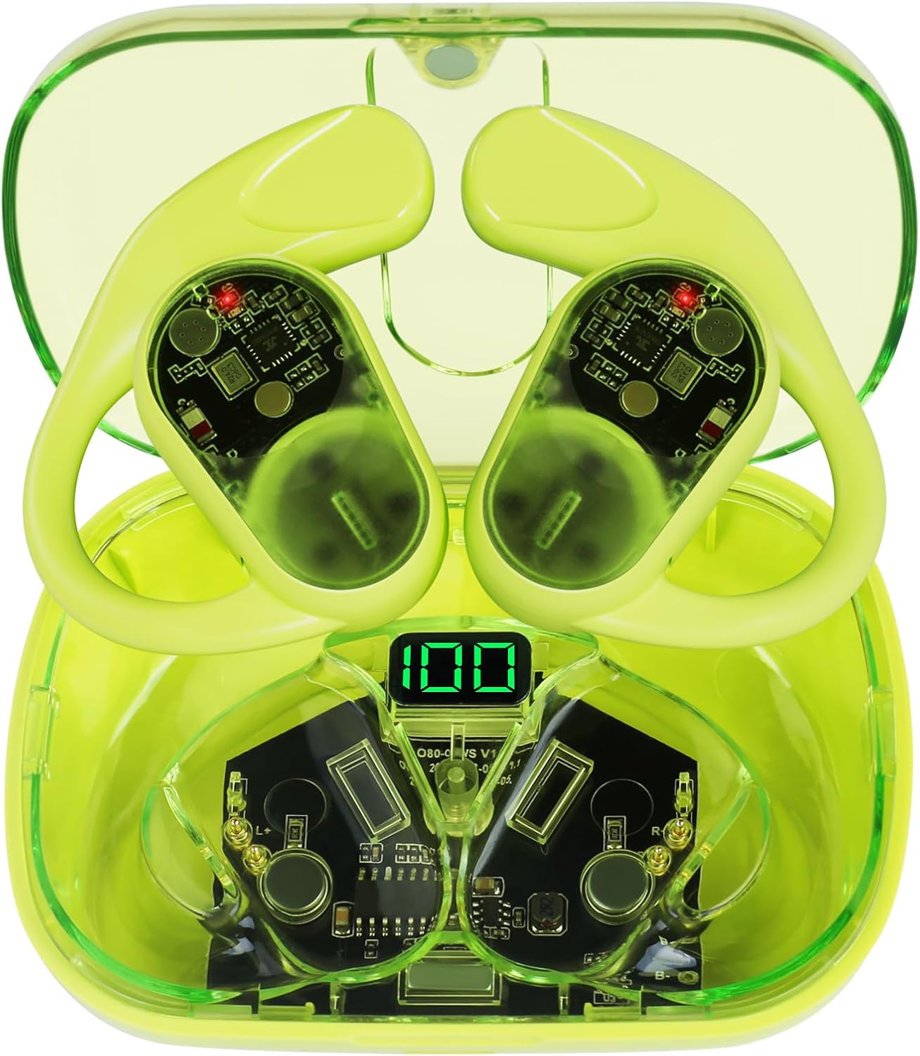 Product image of Translator Earbuds – AI Language Translator with Open Ear Earbuds Design, Adjustable Hooks, 150+ Languages, Offline Mode, Instant Translation, for Travel, Business, iOS & Android