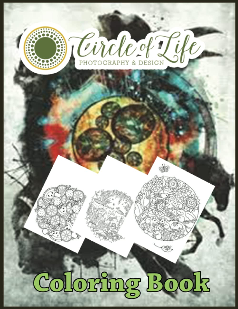Circles of Life Coloring Book: 100+ Coloring Pages 8.5 x 11 With High Quality Images, Best Gifts for Teens, Toodlers, Adults