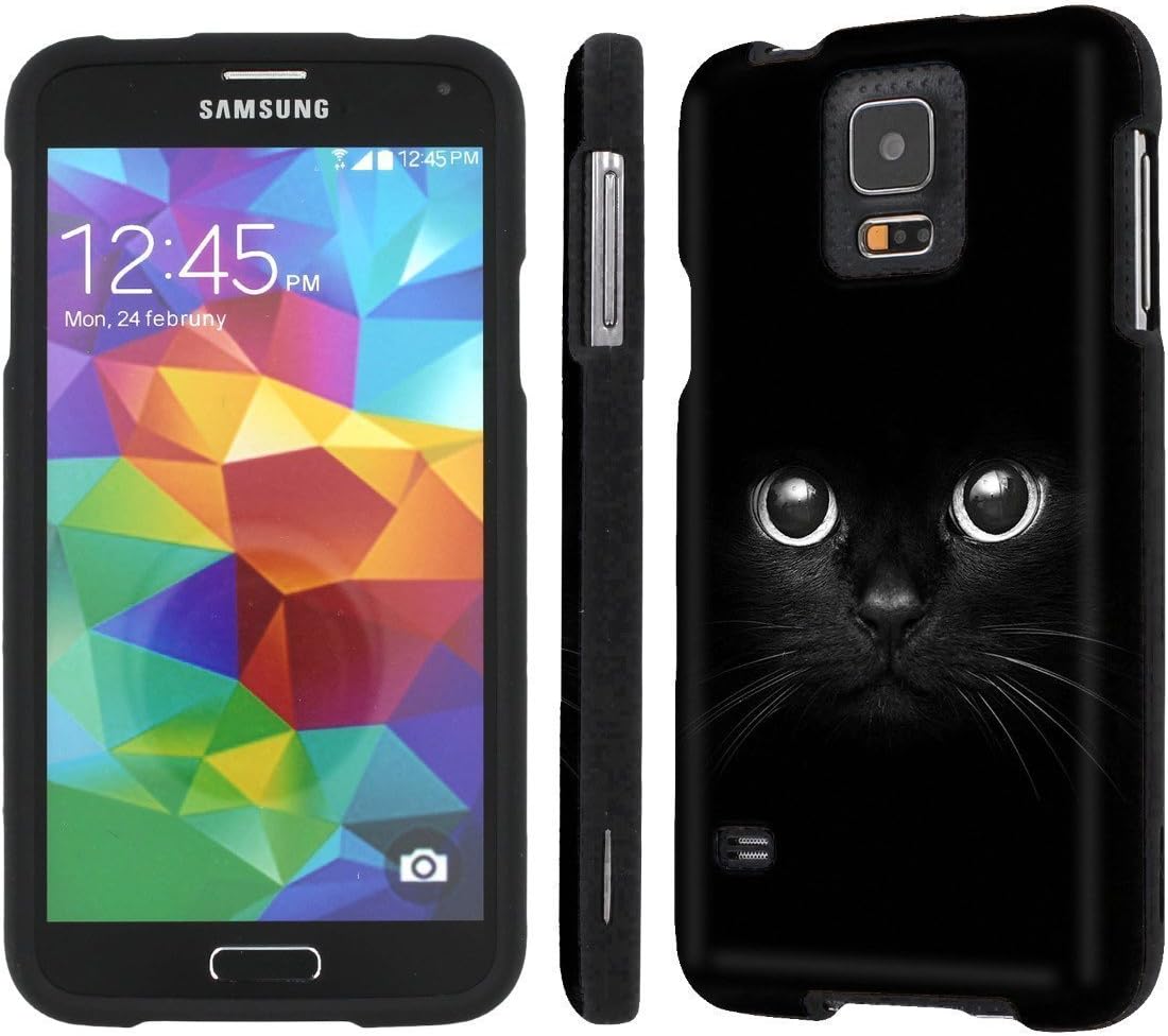 Nebula Galaxy Space Cheshire Cat Protective Rubber Phone Cover Case for Samsung Galaxy S5,SV Cell Cases