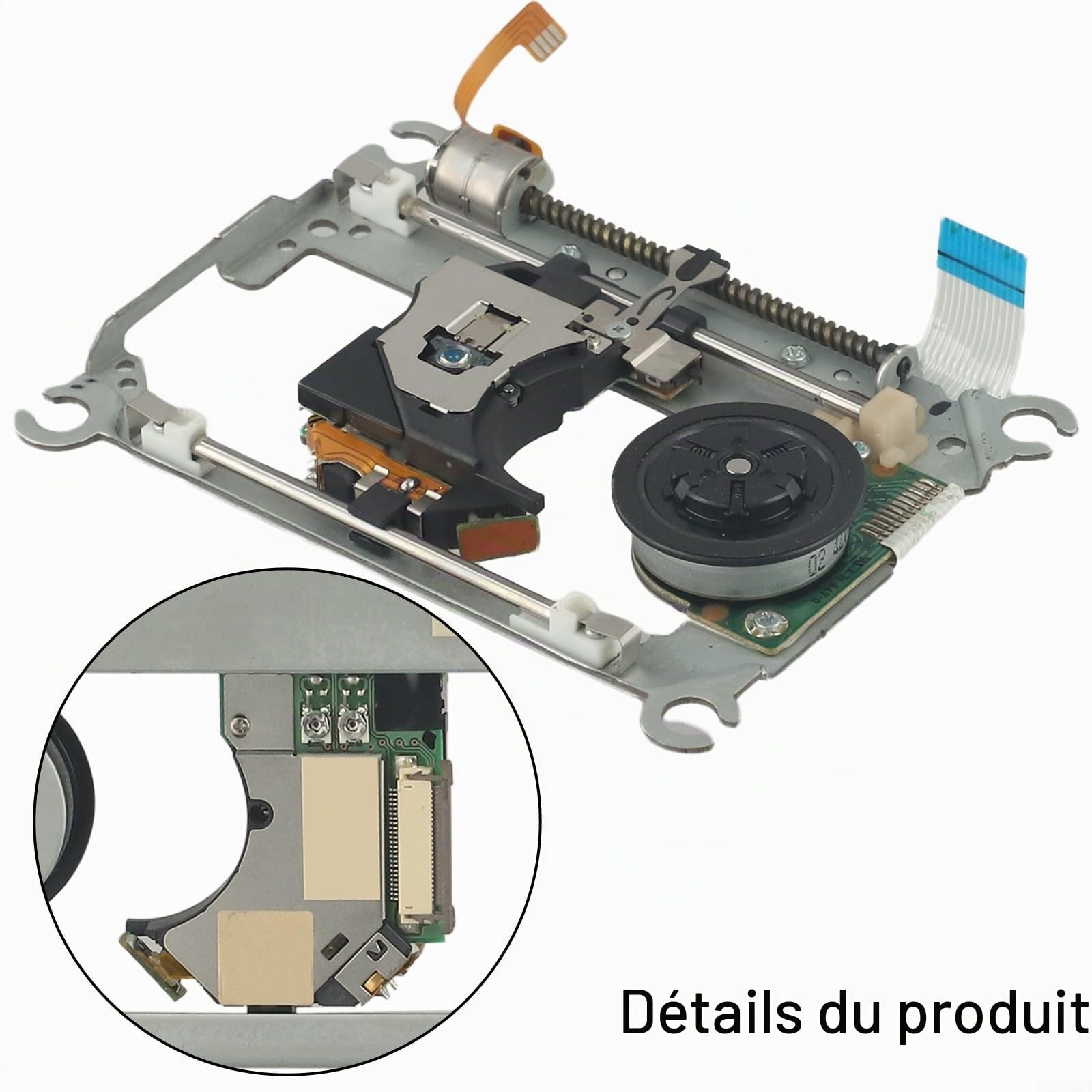SPU3170 Lentille optique de rechange pour PS2 Slim, compatible avec SCPH 7700X et 7900X, boostez vos performances de jeu