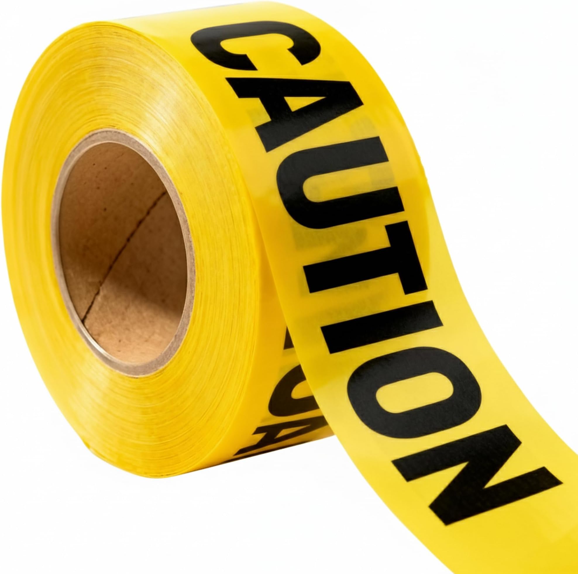 Premium Yellow Caution Tape â€¢ 3 inch x 1000 feet â€¢ Bright Yellow w/Bold Black Text â€¢ 3" wide for Maximum Readability â€¢ Strongest & Thickest Tape â€¢ For Danger/Hazardous areas