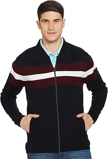 Amazon Brand - Symbol Men's Acrylic Round Neck Blouson Sweater