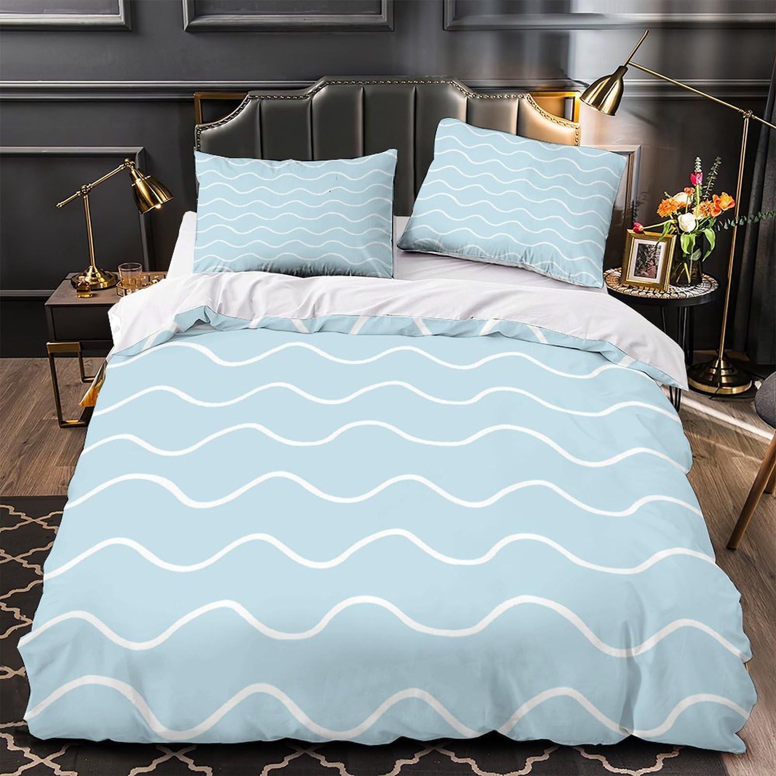Housse de couette chiot hypoallergénique et respirante King Size