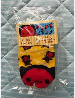 さるぼぼ キッズ ソックス 靴下 9-14cm 1-3歳