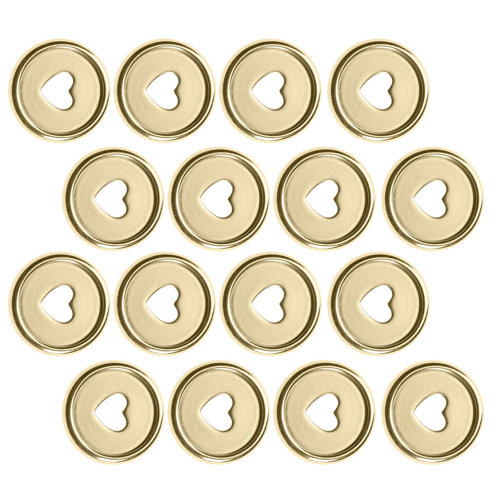 Disques de reliure à disques dorés pour cahier feuilles mobiles et scrapbooking x50
