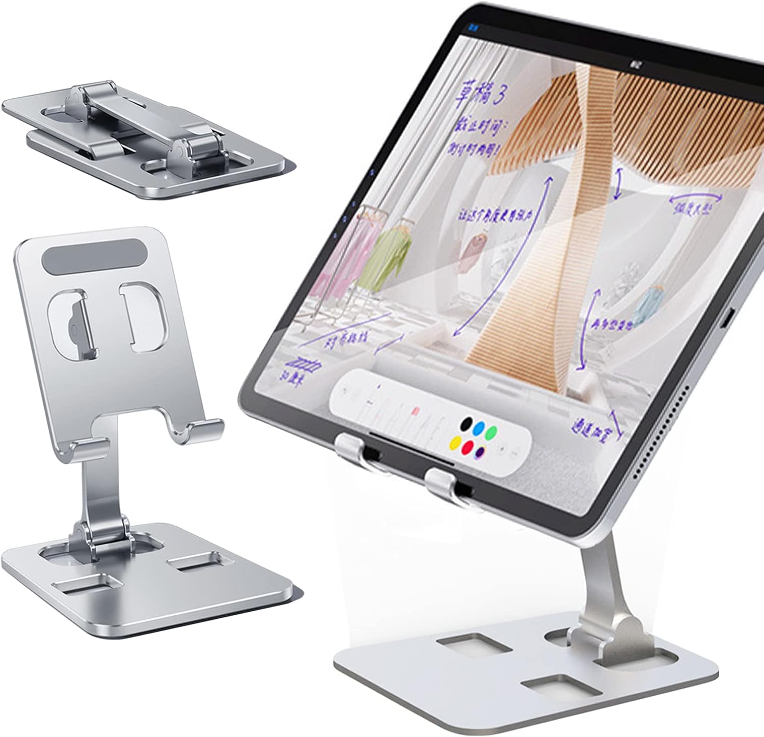 送料無料激安祭 Mabuya折り畳み式 タブレット スマホ Switch 兼用 スタンド ホルダー アルミ合金製 高さ調整 角度調整 携帯 アイホン Abs樹脂 置台 立て 置き 台 卓上 机 つくえ Table テーブル デスク たてかけ 縦置き 横向き 充電スタンド ドック ハンズフリー 滑り止め 送料無料激安祭 Mabuya折り畳み式 タブレット スマホ Switch 兼用 スタンド ホルダー アルミ合金製 高さ調整 角度調整 携帯 アイホン Abs樹脂 置台 立て 置き 台 卓上 机 つくえ Table テーブル デスク たてかけ 縦置き 横向き 充電スタンド ドック ハンズフリー 滑り止め