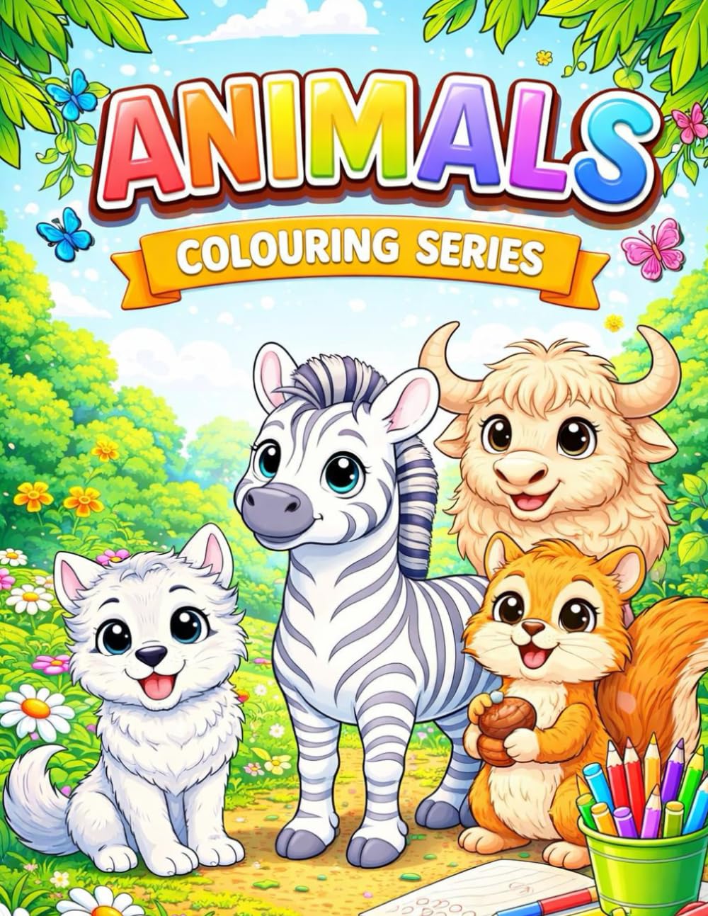 Animals: Colouring series