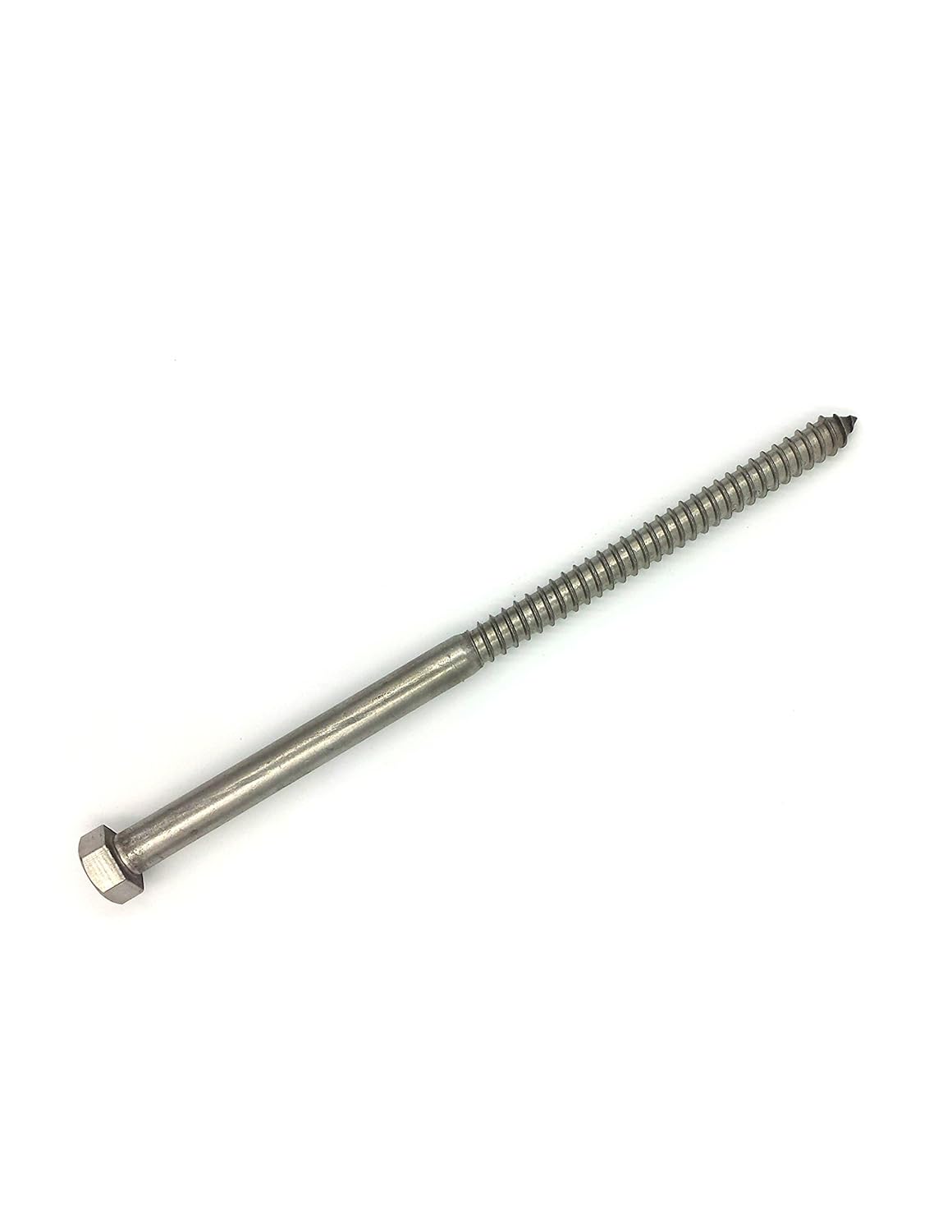 5/8 x 12 Hex Head Lag Screw 18-8 Stainless Steel, 5/Pack
