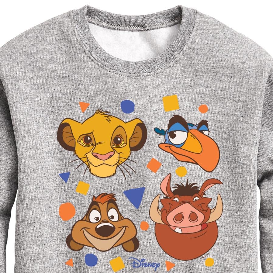 Disney The Lion King - Simba, Pumbaa, Timon, & Zazu - Toddler & Youth Crewneck Fleece Sweatshirt3
