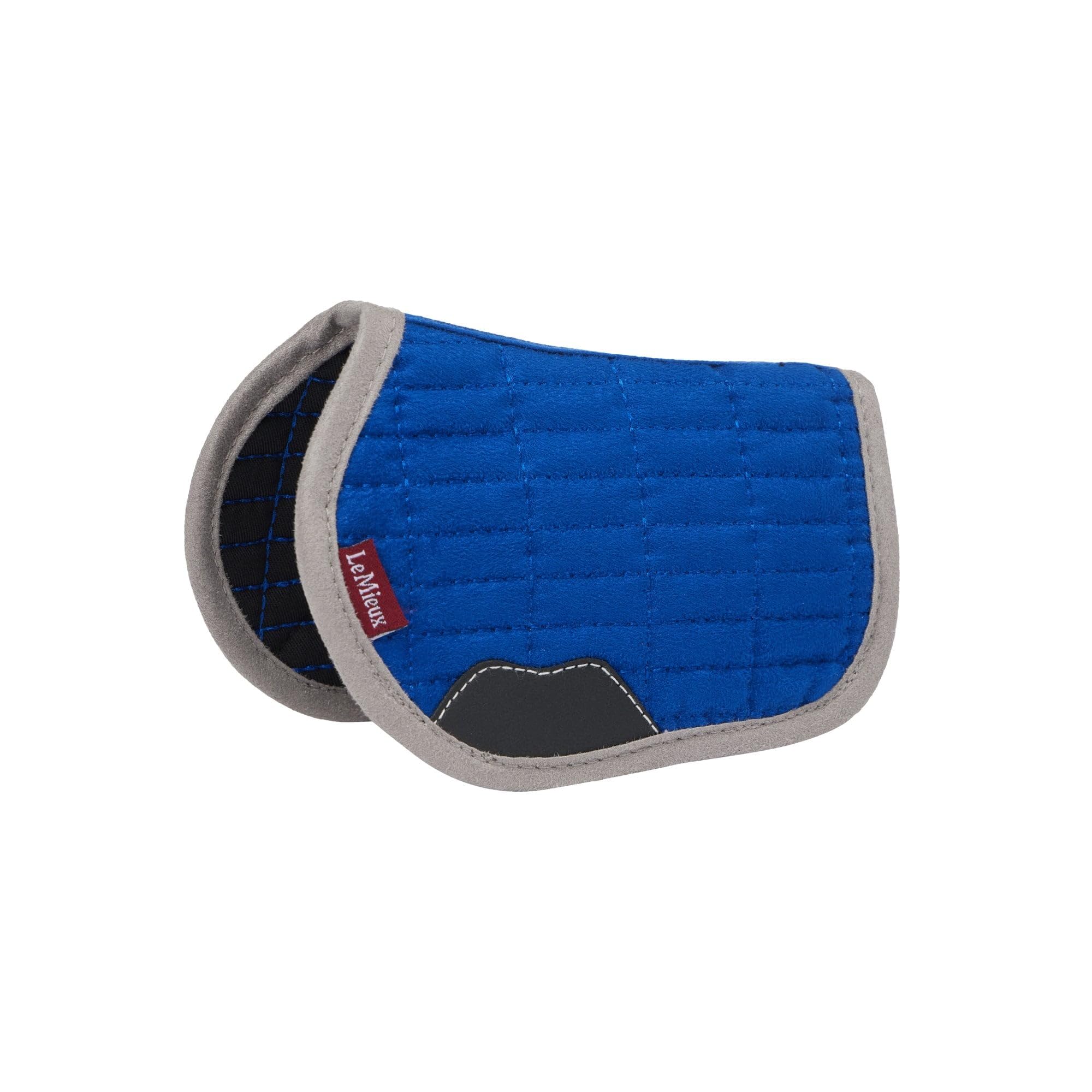 LeMieux Toy Pony Jump - Almohadilla de sillín para pony de juguete, gamuza suave y forro de algodón, adecuada para niños a partir de 3 años, regalo para niños, azul Benetton