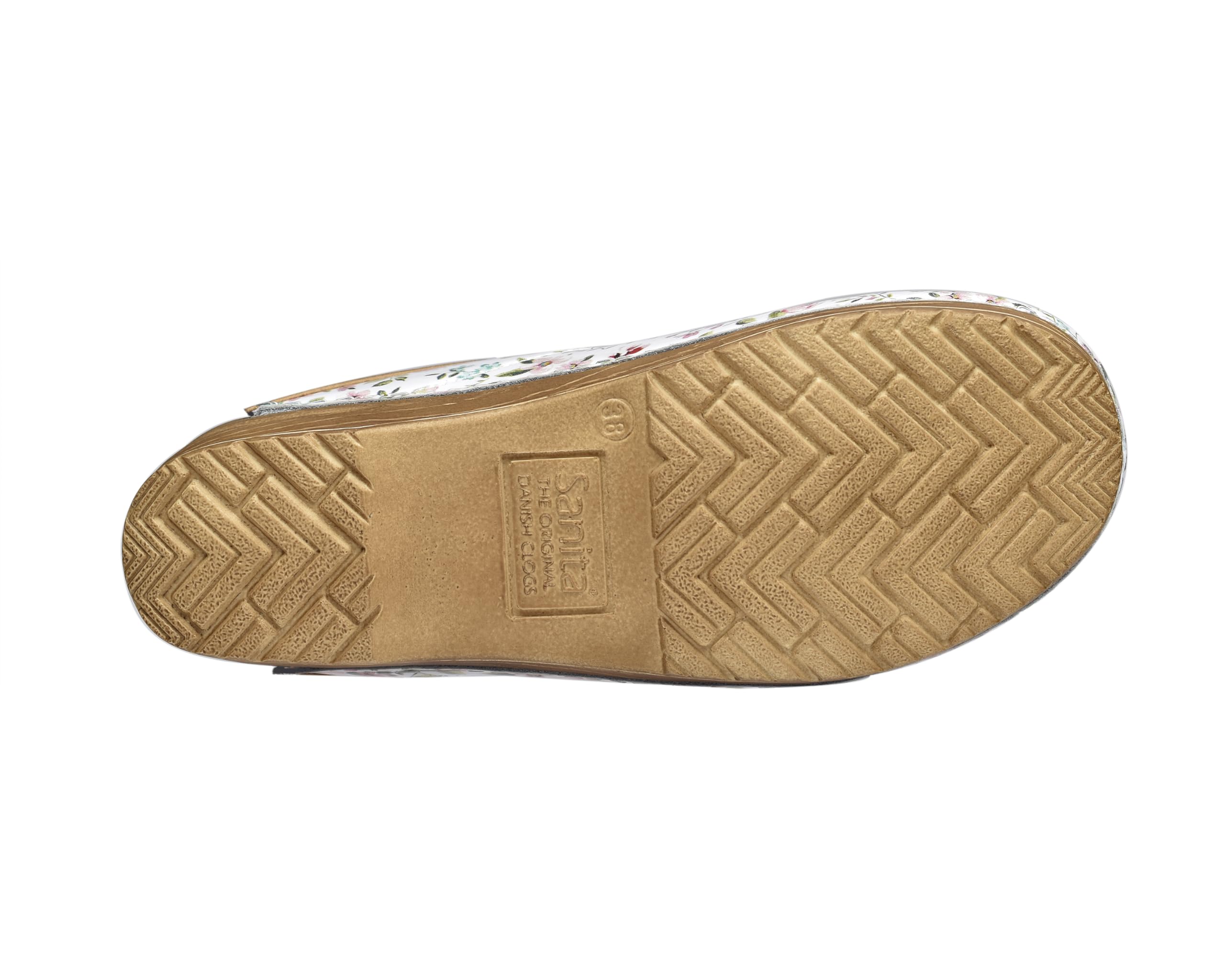 Sanita Illo Open Clog, Patent Leather, Original Handmade, Flexible Leather Clogs for Women, Anatomically Shaped Foot Bed with Soft Foam