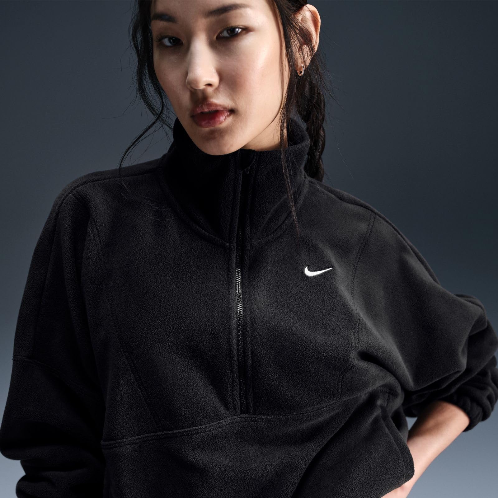 Nike Nike One Therma-Fit Oberteil mit 1/2 Reißverschluss für Damen Parte Superiore Donna