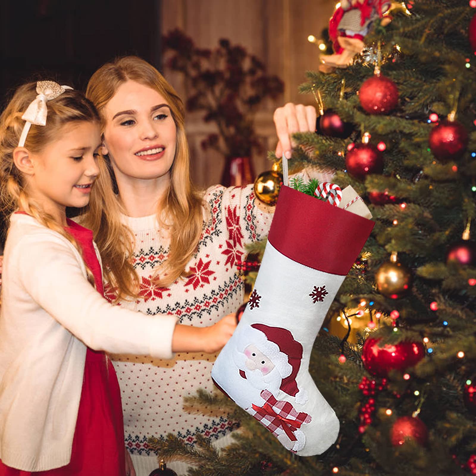 Family matching christmas stockings Clearance