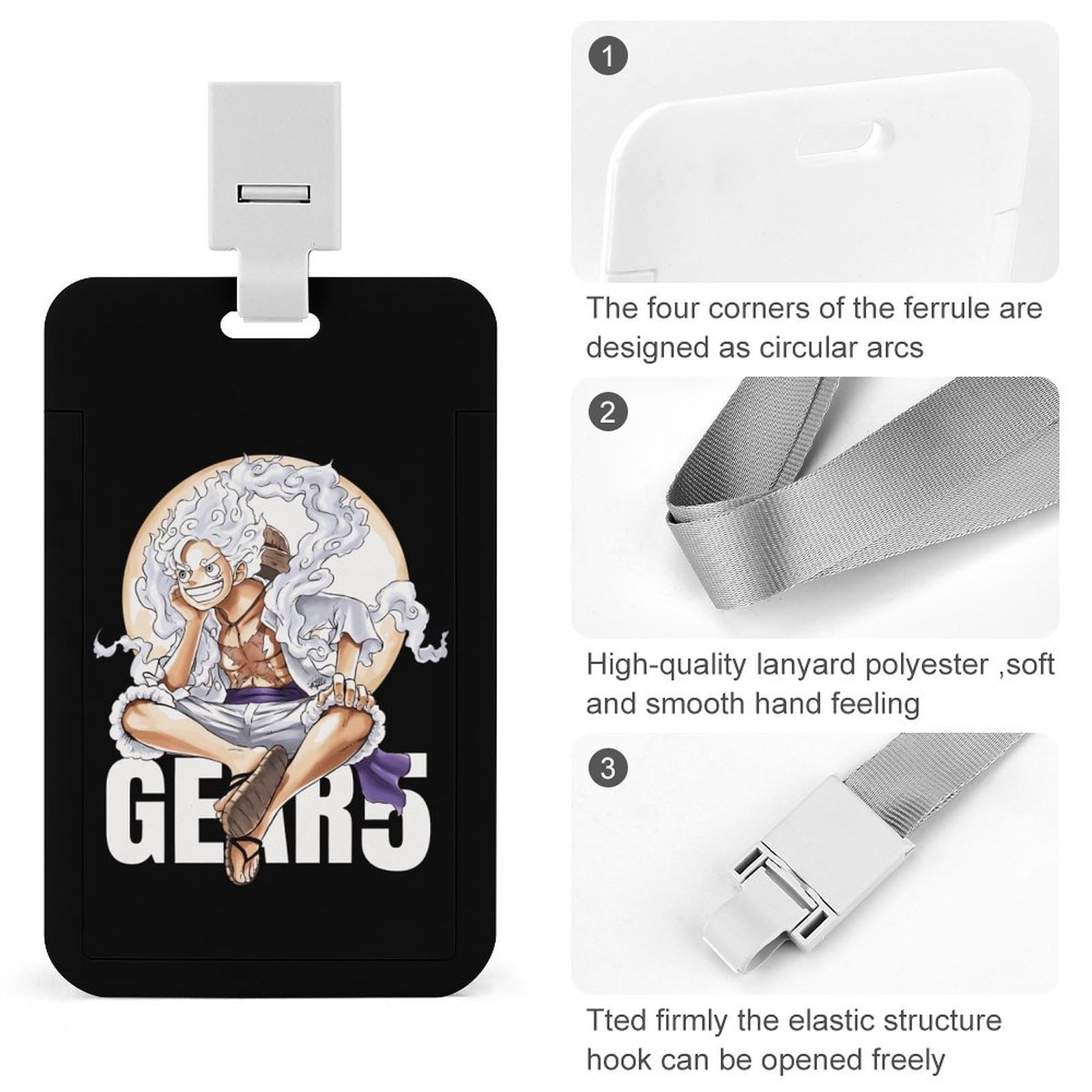 Amazon.co.jp: IDカードホルダー ワンピース ONE PIECE ルフィ ギア5