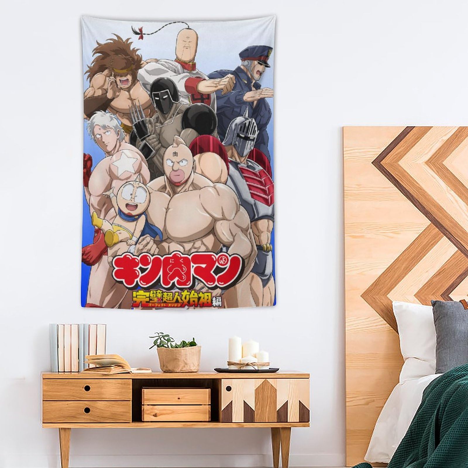 Amazon.co.jp: キン肉マン タペストリー 壁掛け 人気 布ポスター