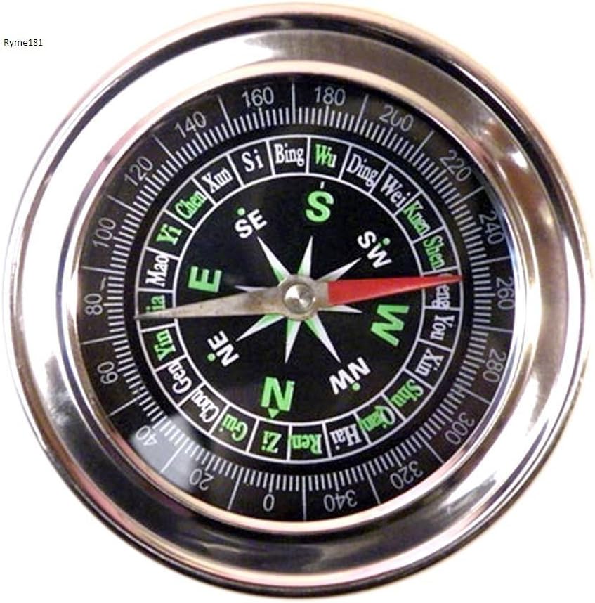 Ryme Vastu/Feng Shui Stainless Steel Magnetic Compass