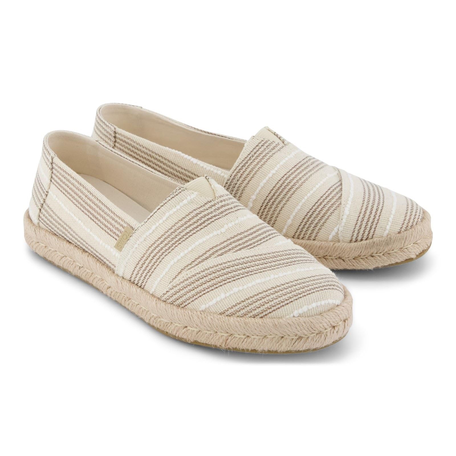 TOMS Damen Espadrilles Alpargata Rope 2.0 10023038 Natural metallic Stripe