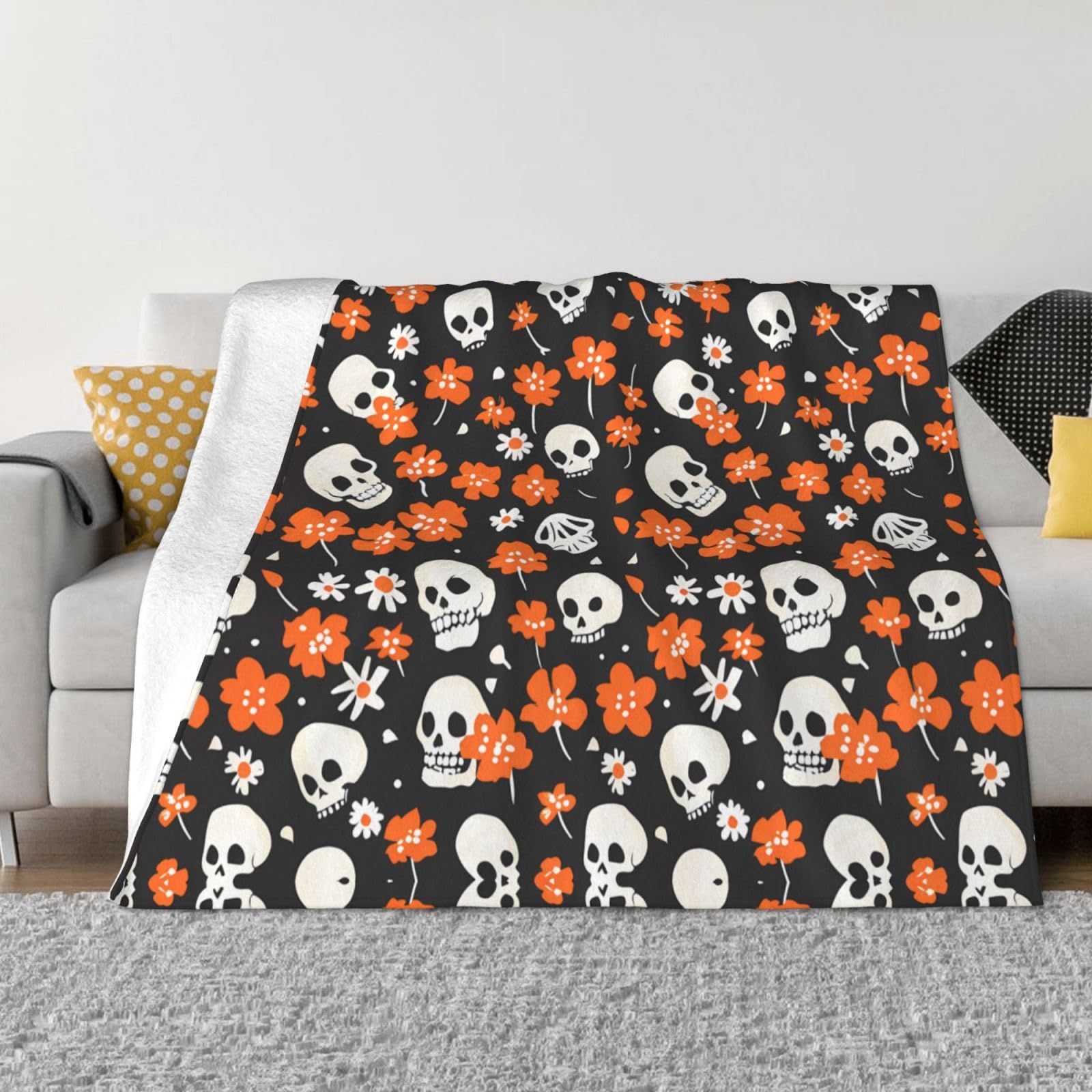 Couverture en flanelle ultra douce au design artistique raffiné