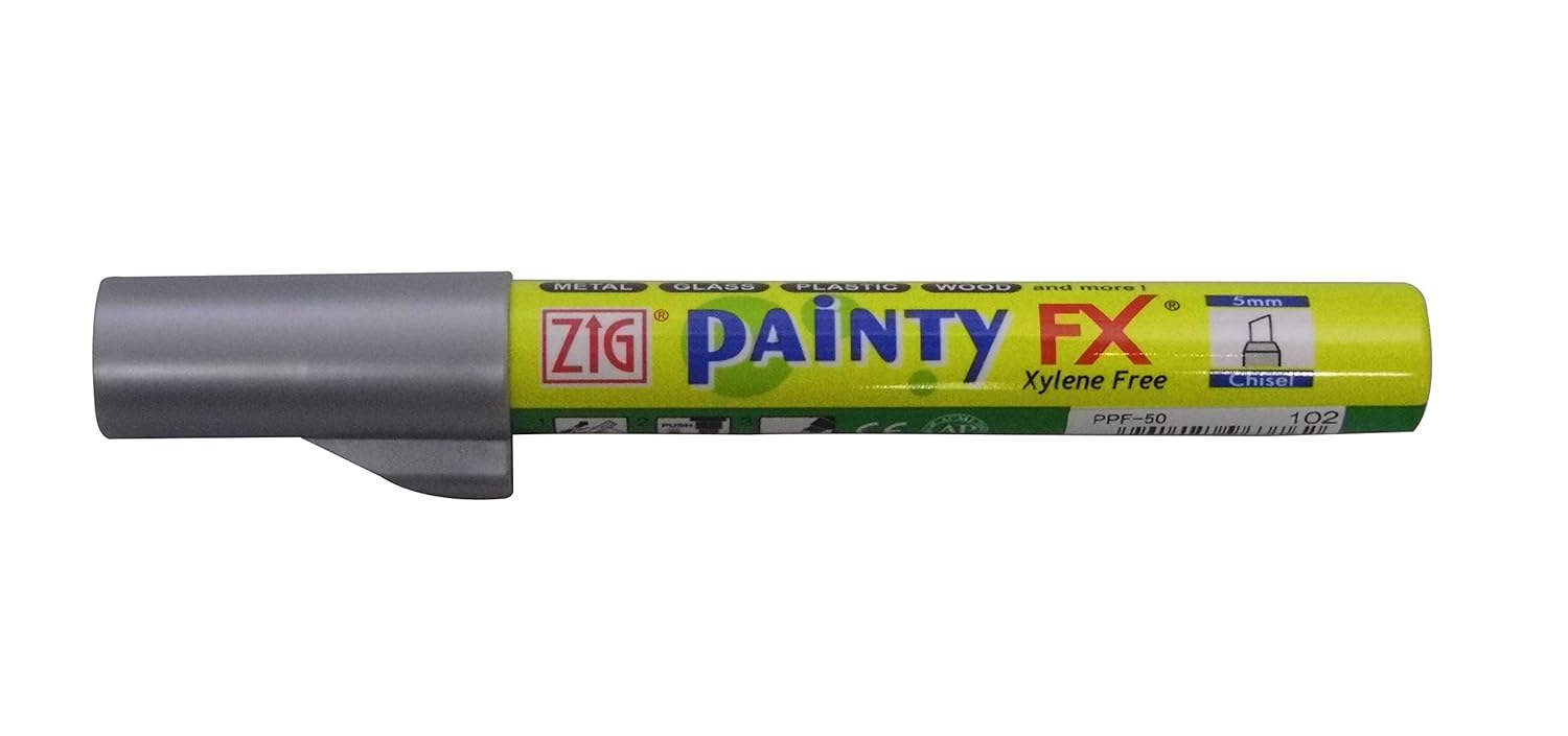 Zig Painty FX Paint Marker Broad Chisel Gold Nib 5mm (Pack of 3
