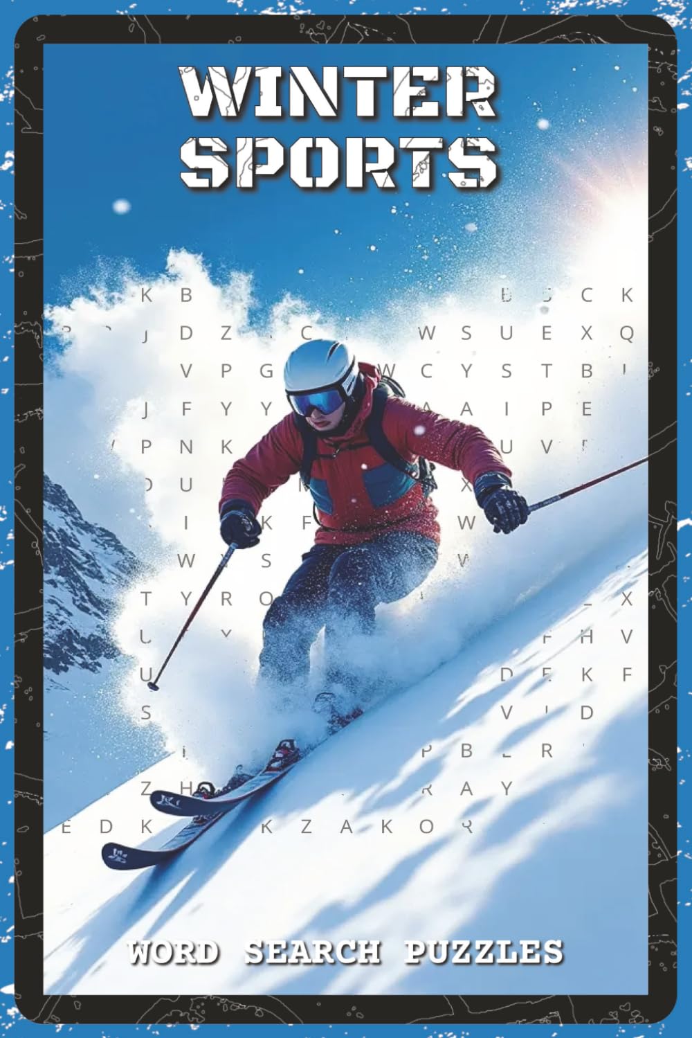 Winter Sports Word Search Puzzles: Word Search Puzzles with Easy to Read about Skiing, Snowboarding, and Ice Hockey | 6x9 inches, 110 pages | 55 ... and Winter Enthusiasts (Sports & Outdoor)