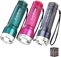 Vista 11 de EverBrite Small Flashlight, Compact LED Flashlights with 3 Modes, Water-Resistant Mini Flashlight for Home, Camping, and Emergencies, 3 AAA Gray