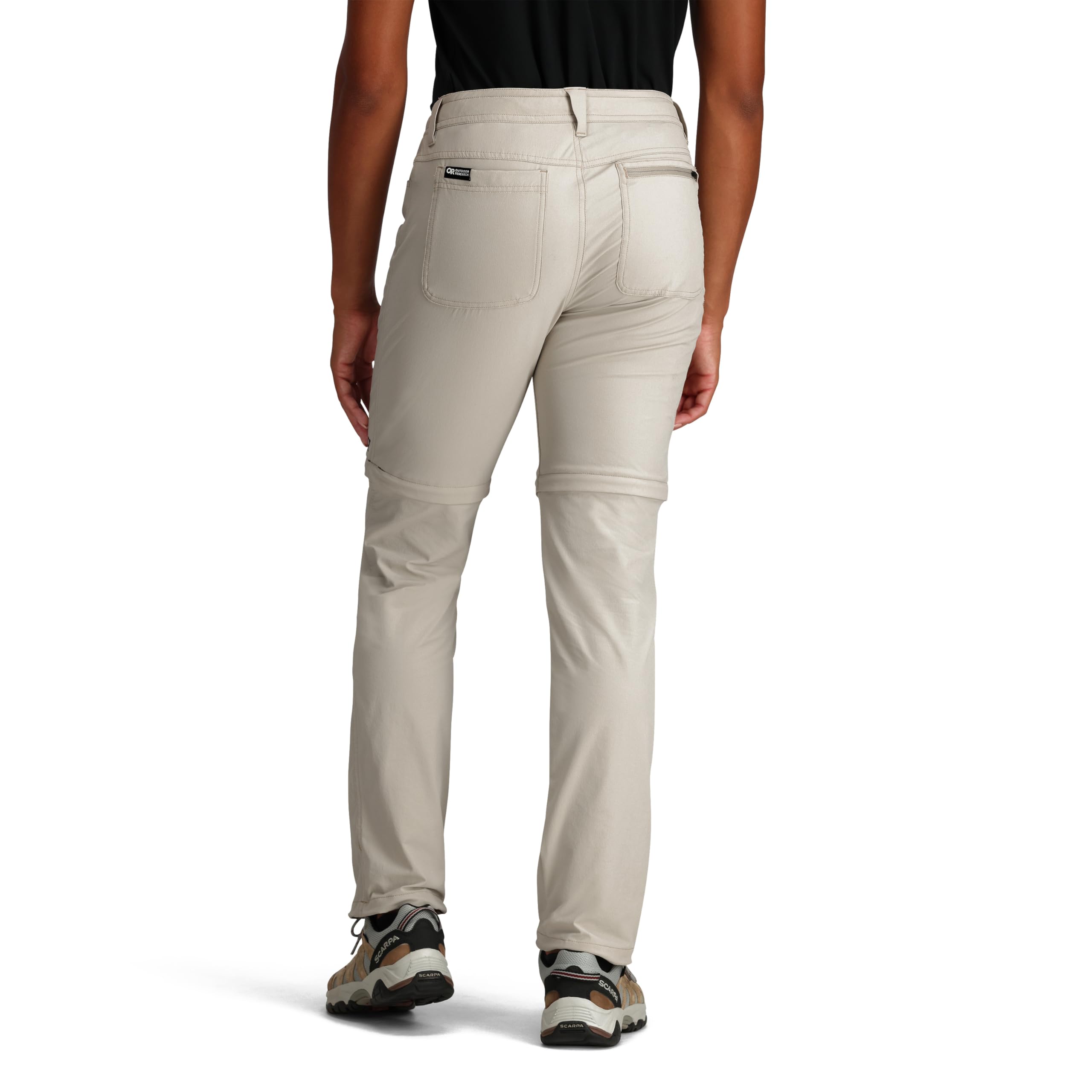 Outdoor Research Pantaloni convertibili Ferrosi Donna - Attrezzatura da Escursionismo Ar, Sabbia scura., 40