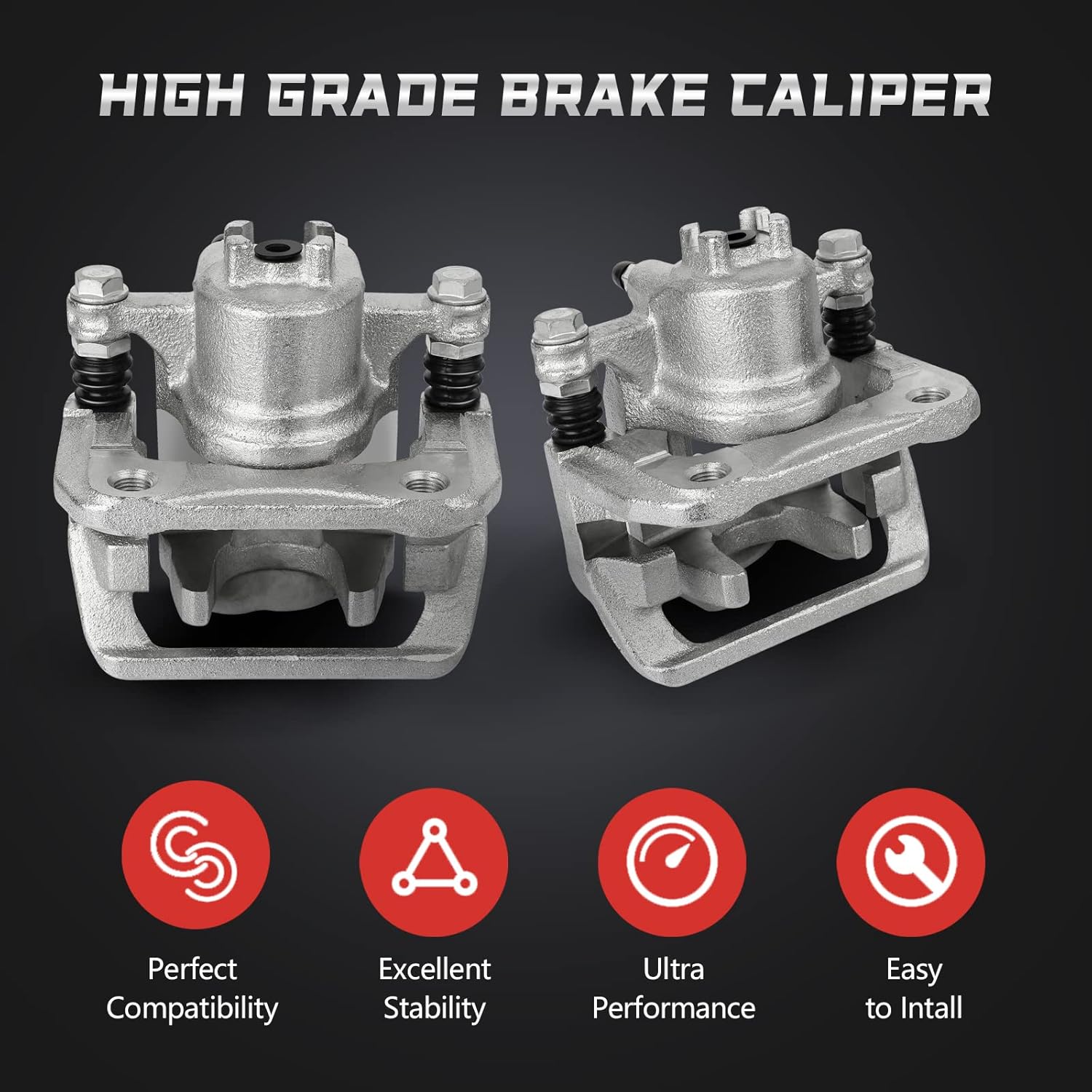 Rear Brake Calipers 19B6886 19B6887 ROADFAR for 2013-2018 for Acura RDX,2012-2015 for Honda Crosstour,2007-2016 for Honda CR-V