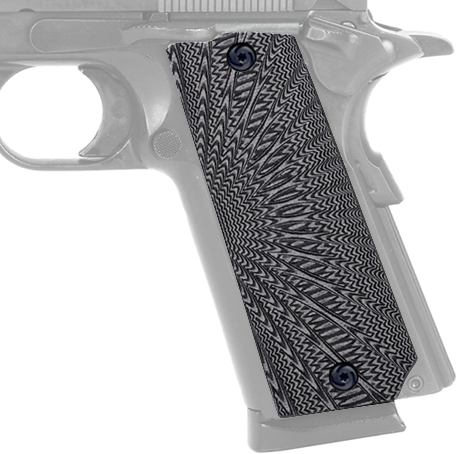 Guuun G10 Grips for LLAMA MAX-1 L/F C/F, OPS Starburst Texture - 6 Color Options
