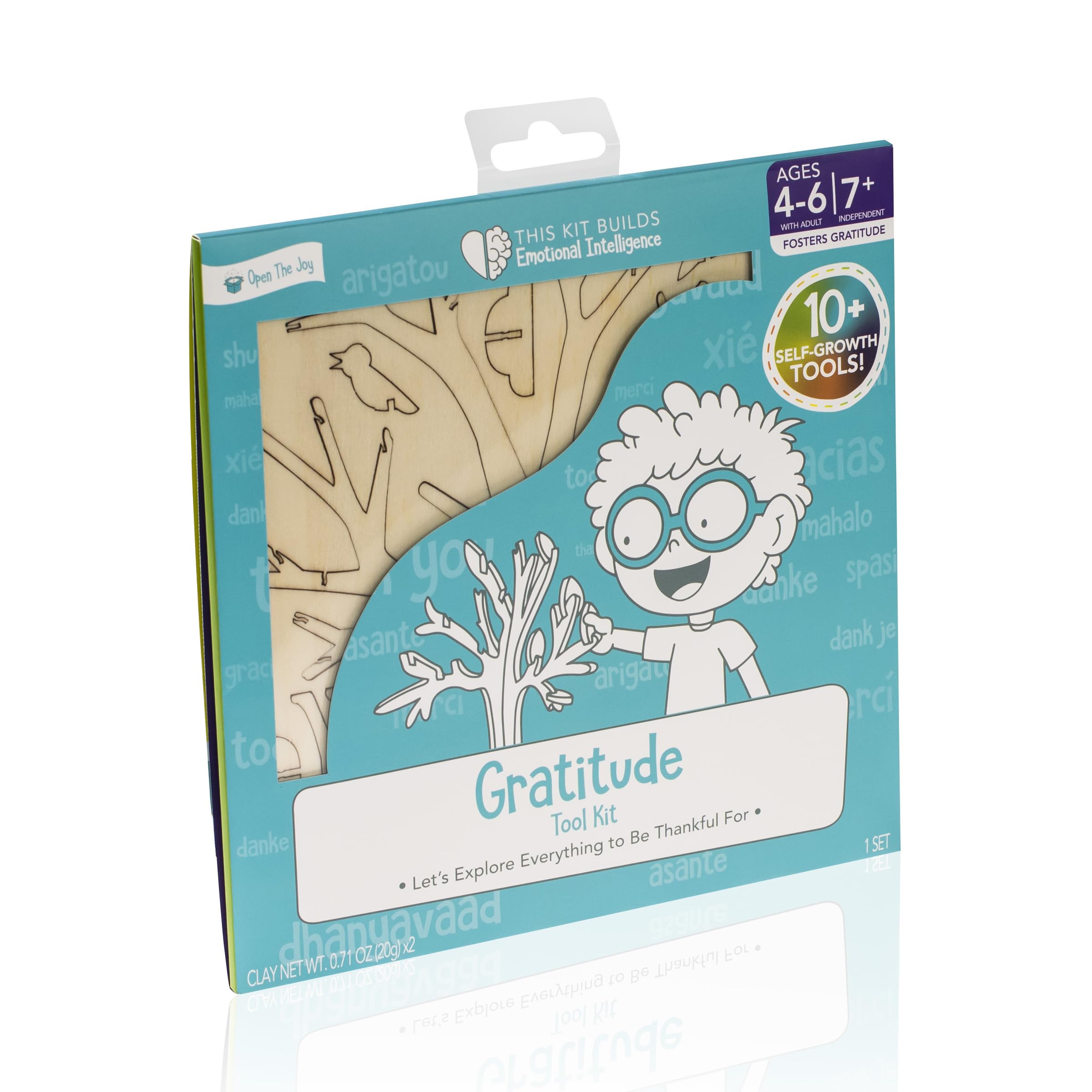 Open The JoyGratitude Tree: A Playful Journey to Cultivate Thankfulness and Resilience in Kids - Engage, Learn, and Grow Together! Perfect for Ages 4-6+