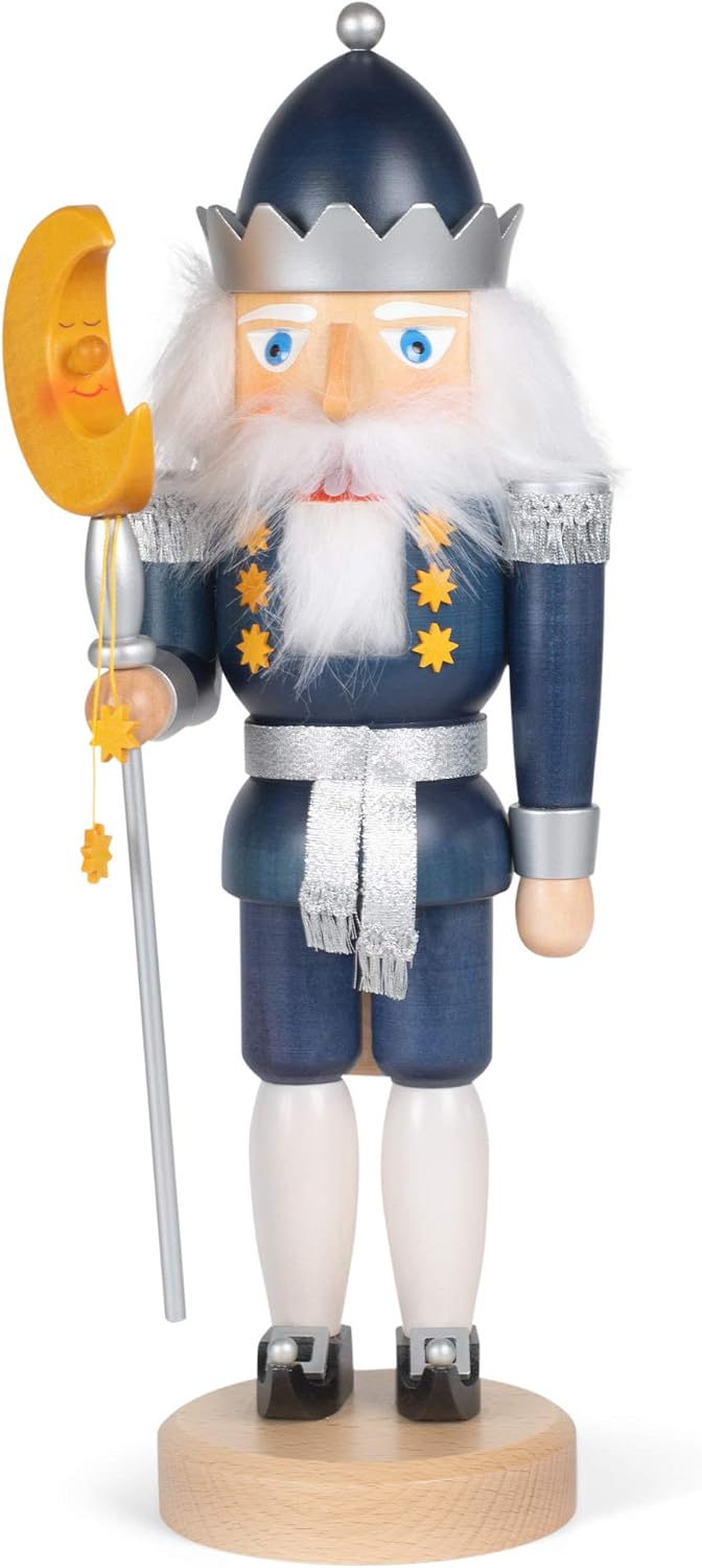 Christian Ulbricht Nutcracker - Moon King - 15.6" H x 6" W x 5.25" D