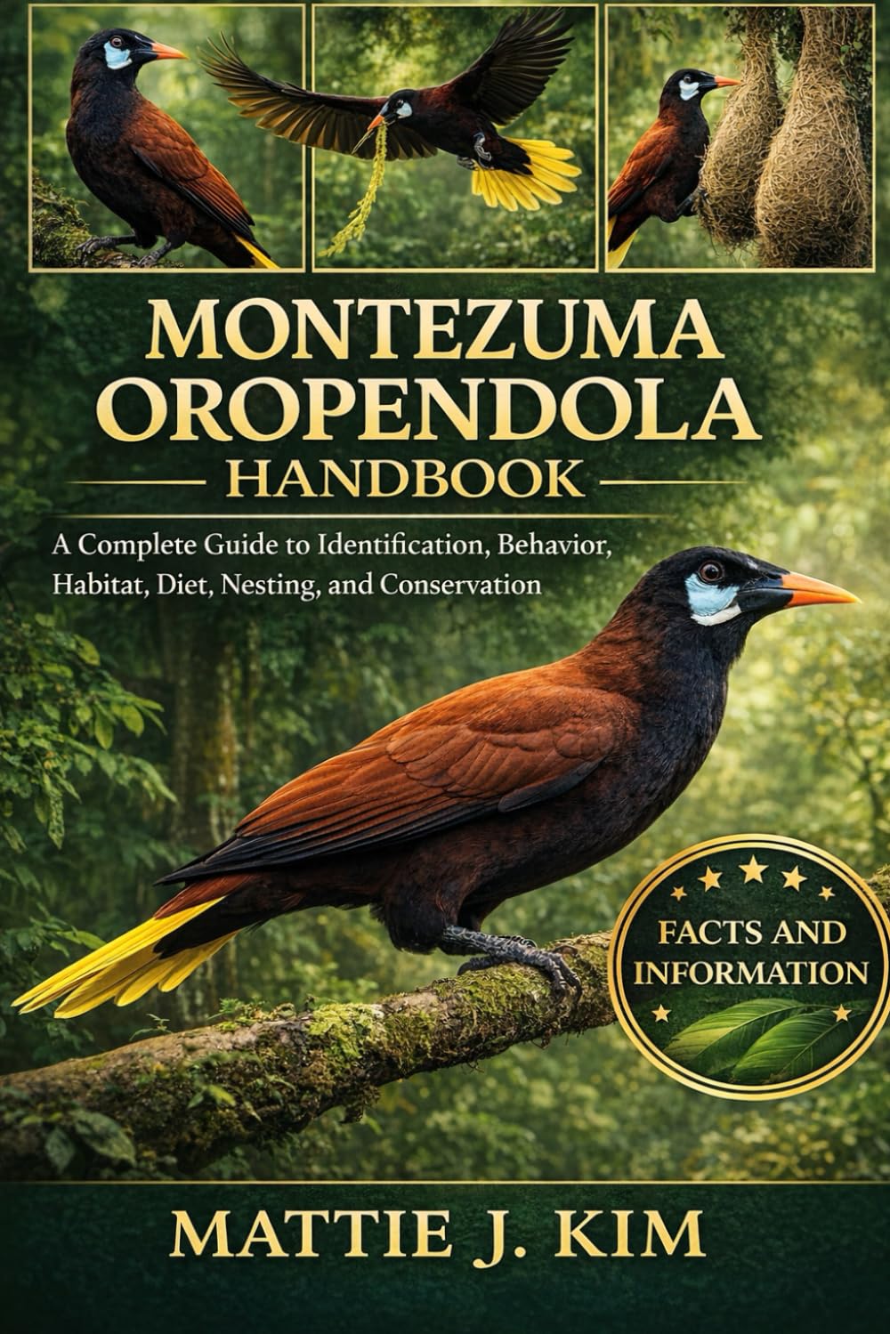 MONTEZUMA OROPENDOLA HANDBOOK: A complete guide to Identification behavior, habitat, diet, nesting, and conservation