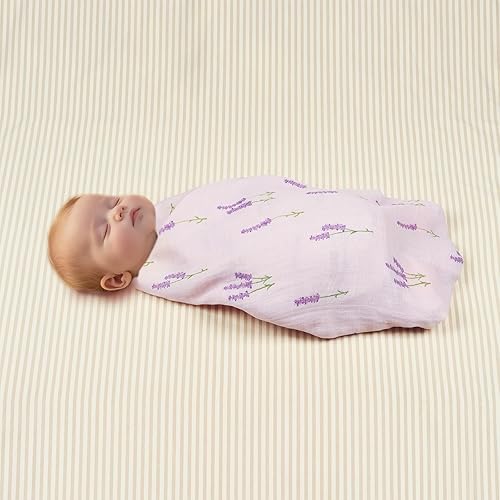 Miniatura 9 de Manta de muselina neutra, manta para bebé, unisex, suave 70% viscosa de bambú y 30% algodón, grande de 47 x 47 pulgadas, manta de luna bohemia