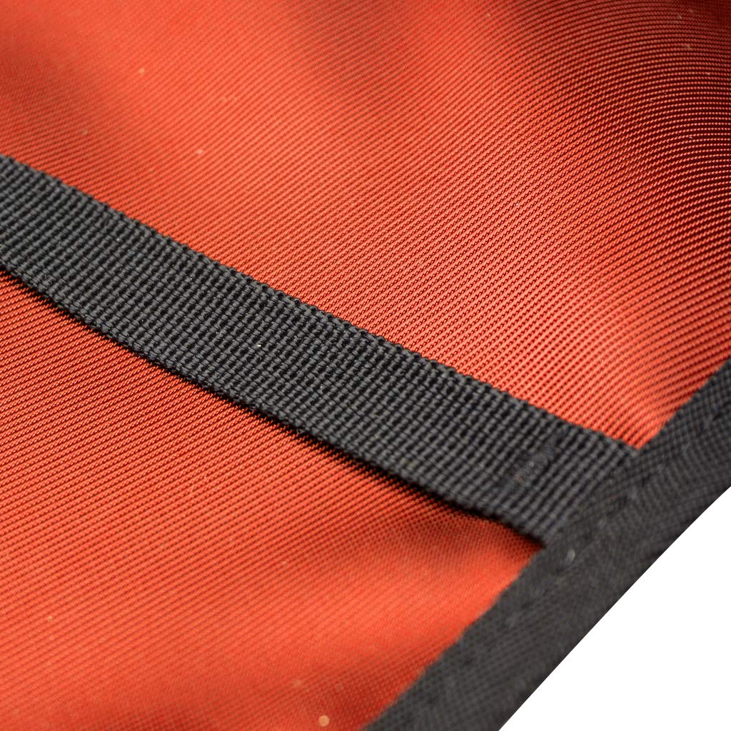 CUTICATE Sacca Porta Moschettone per Arrampicata su Roccia, Borsa per Roll-up per Ferramenta, Custodia per Appendere, Organizzare Gadget per Alpinismo Ascenden - Arancia
