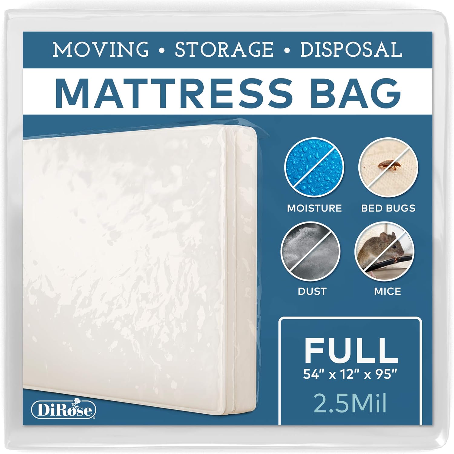 Mattress Storage Bag Full Size Thick Plastic Moving Cover