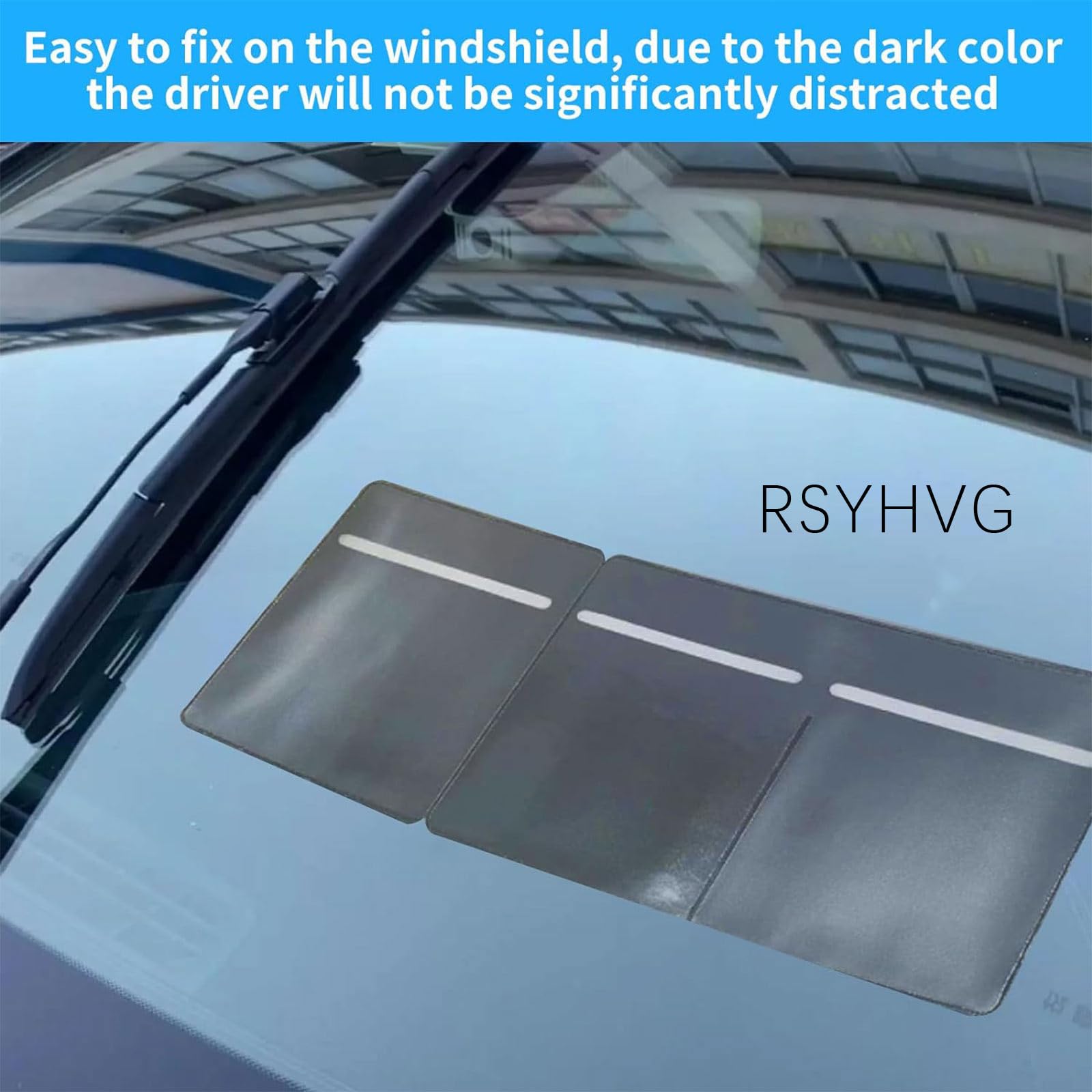 3 In 1 Car Tax Disc Holder - Clear Self-Adhesive Parking Permit Holder For Windscreen (28.2x9.7cm)