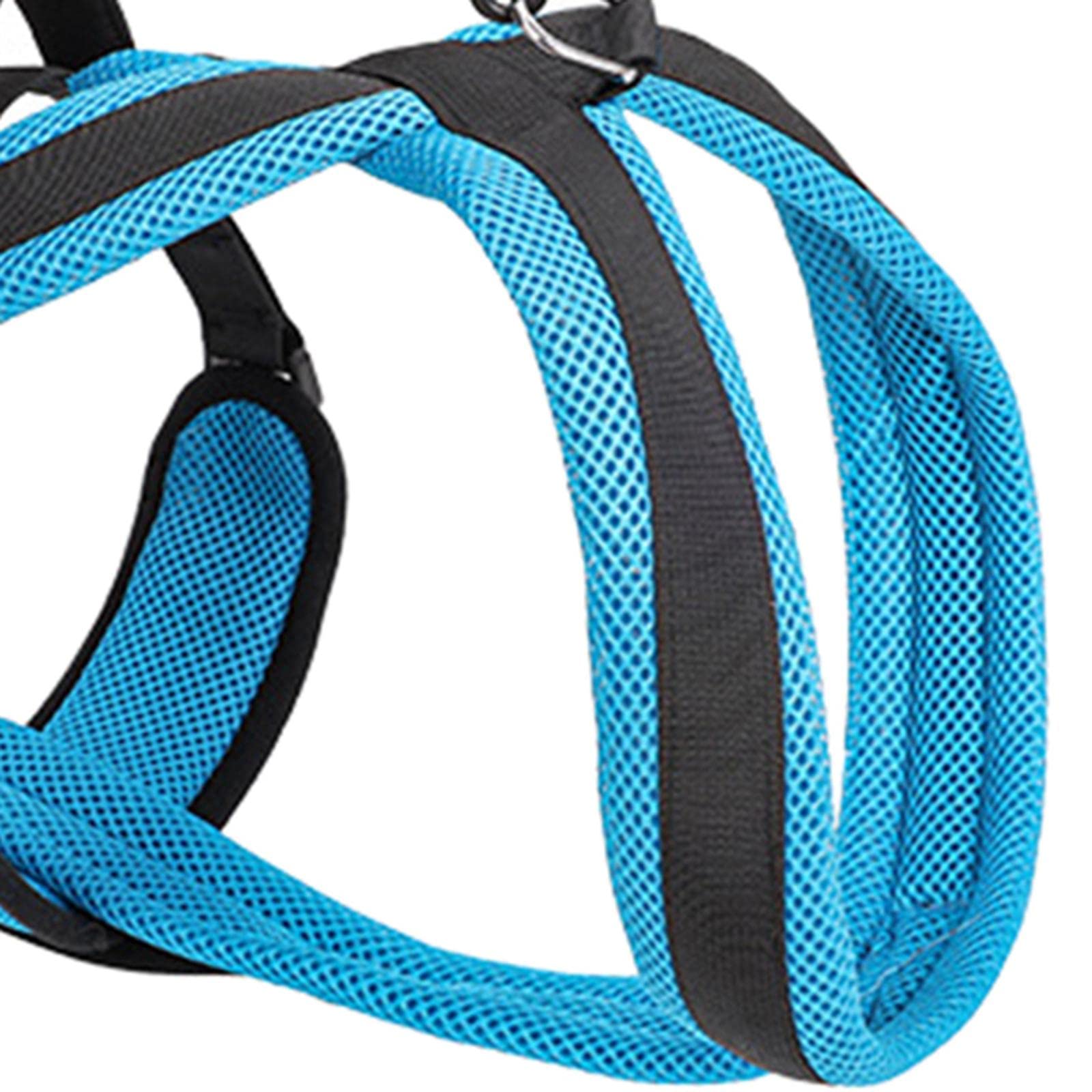 Arnés para Perros Arnés de Apoyo Ajustable Arnés de Asistencia para Patas Traseras Correa de Ayuda para Mascotas Material Poliéster Suave Adecuado Par, s