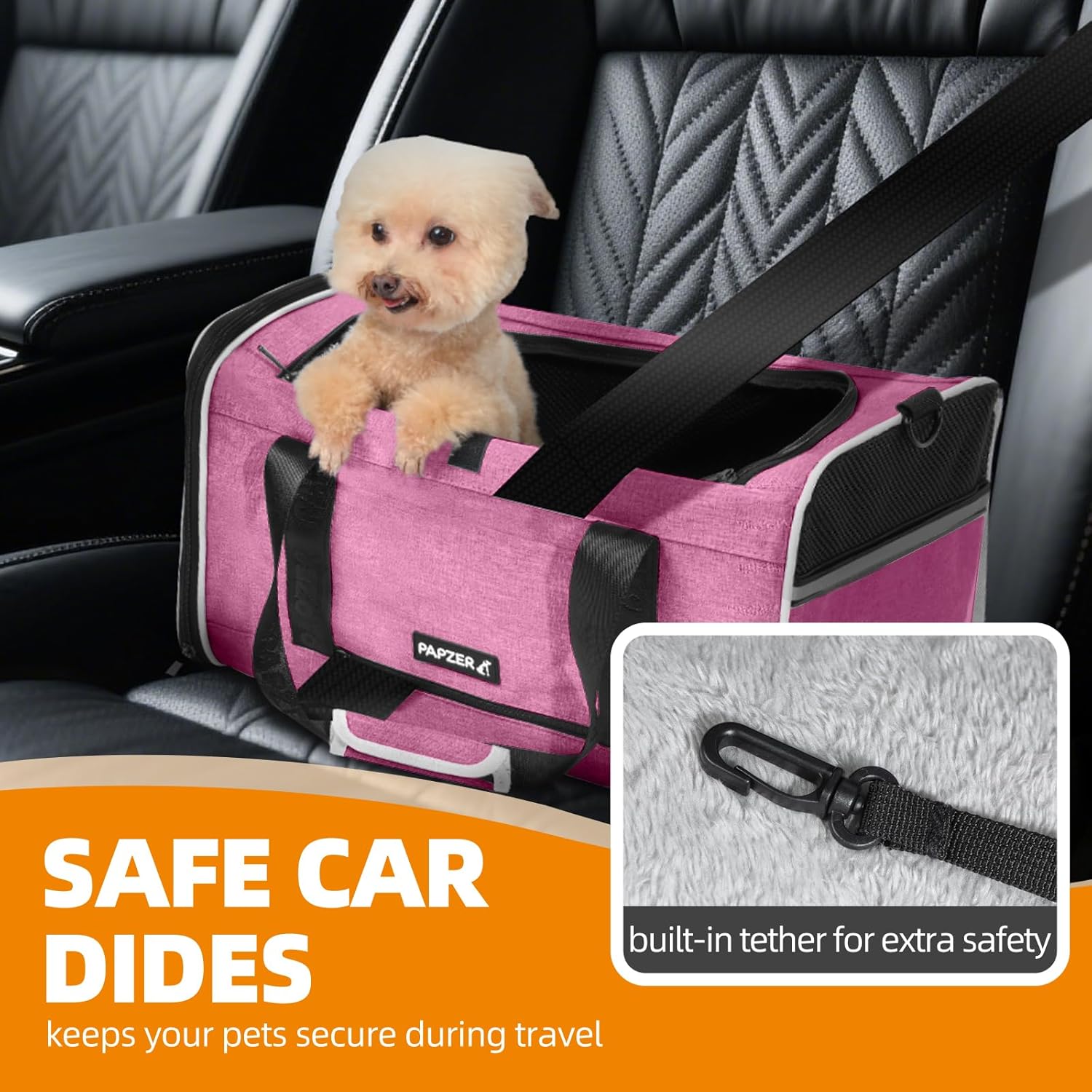 Top Loading Medium Cat Carrier with Privacy Protection for Nervous Pet, Soft-Sided Small Puppy Travel Crate Vet Visit, Kitty Cage Kennel Bag Suitcase Luggage Sleeve, 18x11x11 Inch Pink