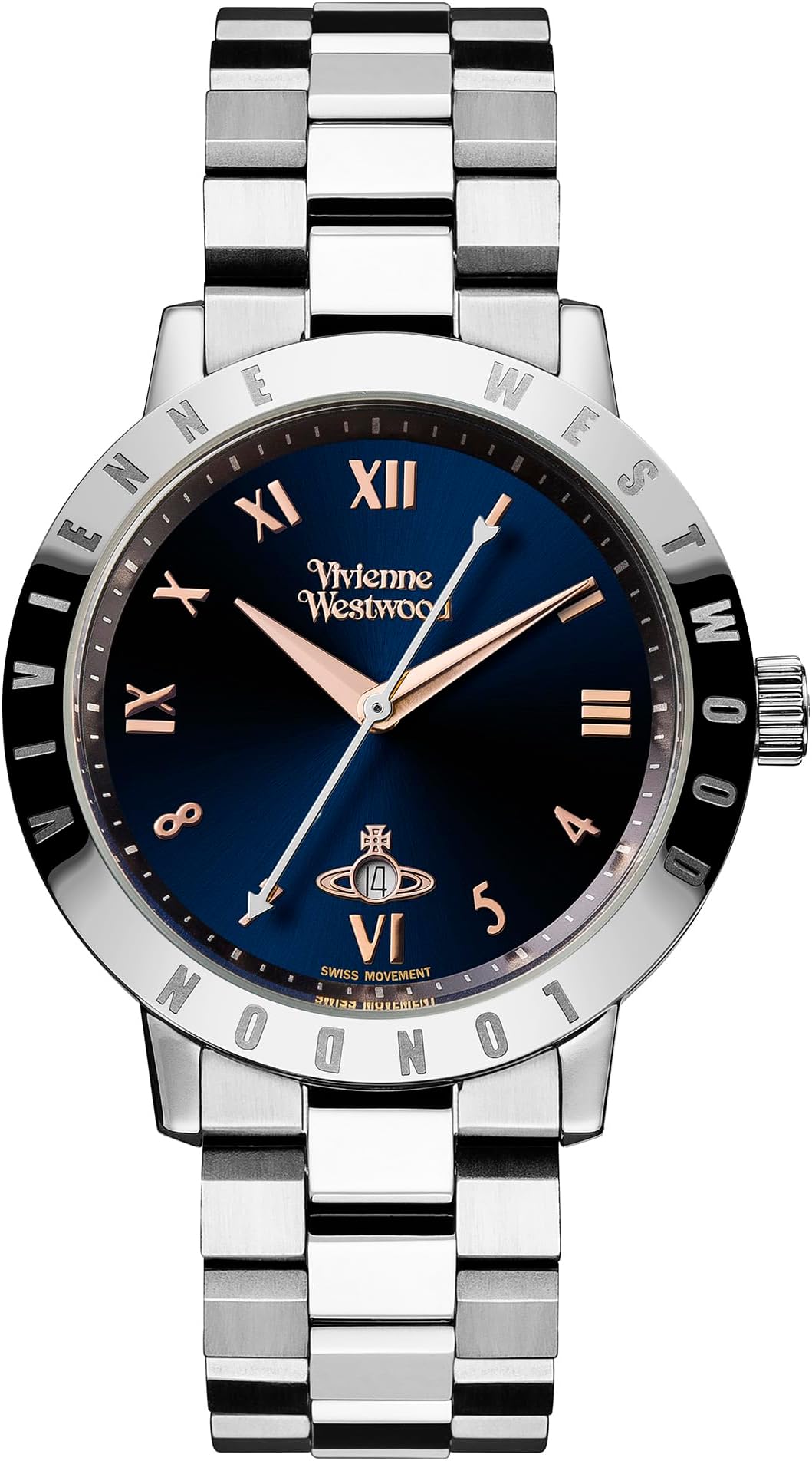 Bloomsbury Women's Quartz Watch with Analogue Display and Stainless Steel Bracelet